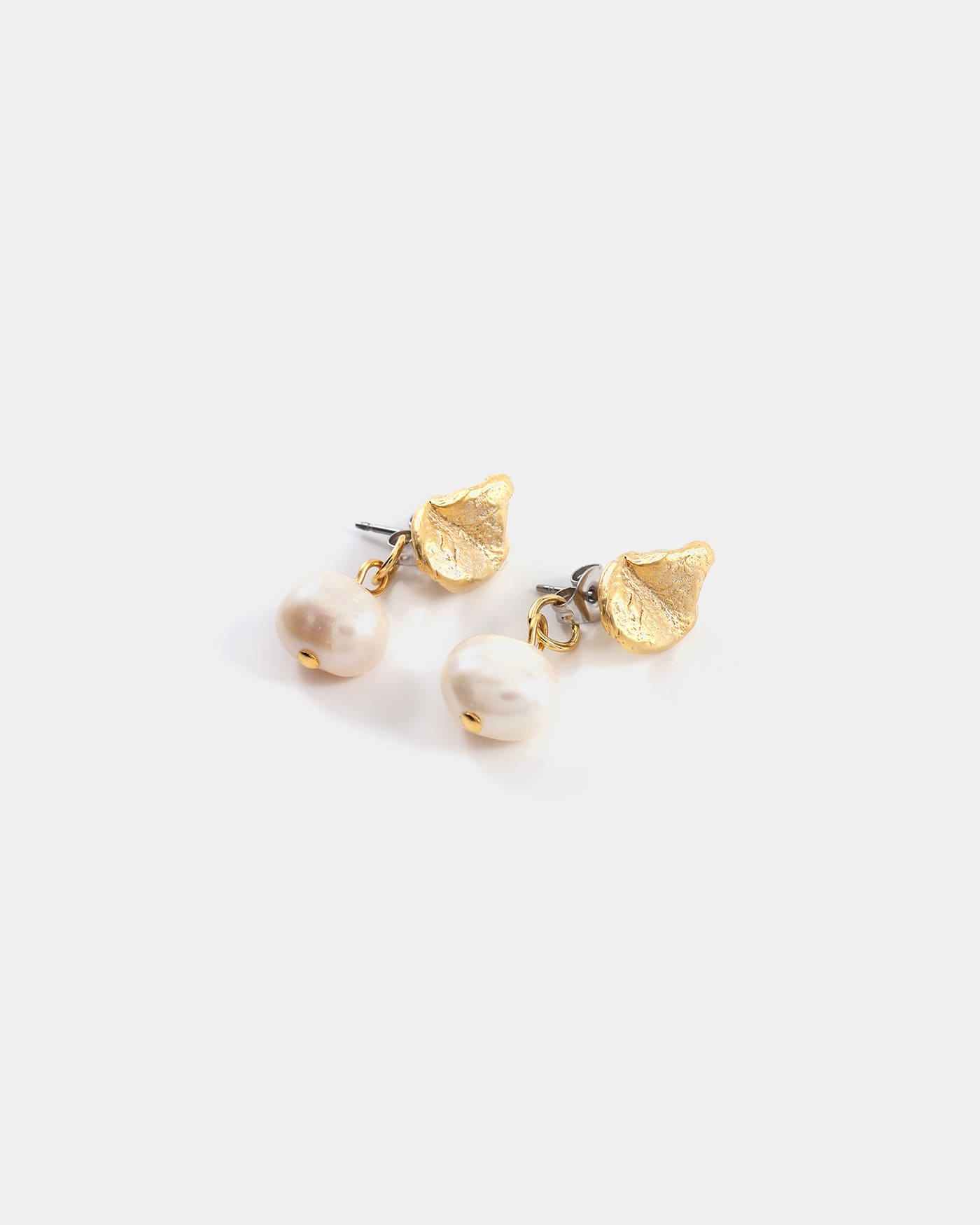 Boucles d'oreilles Nysa Or mat