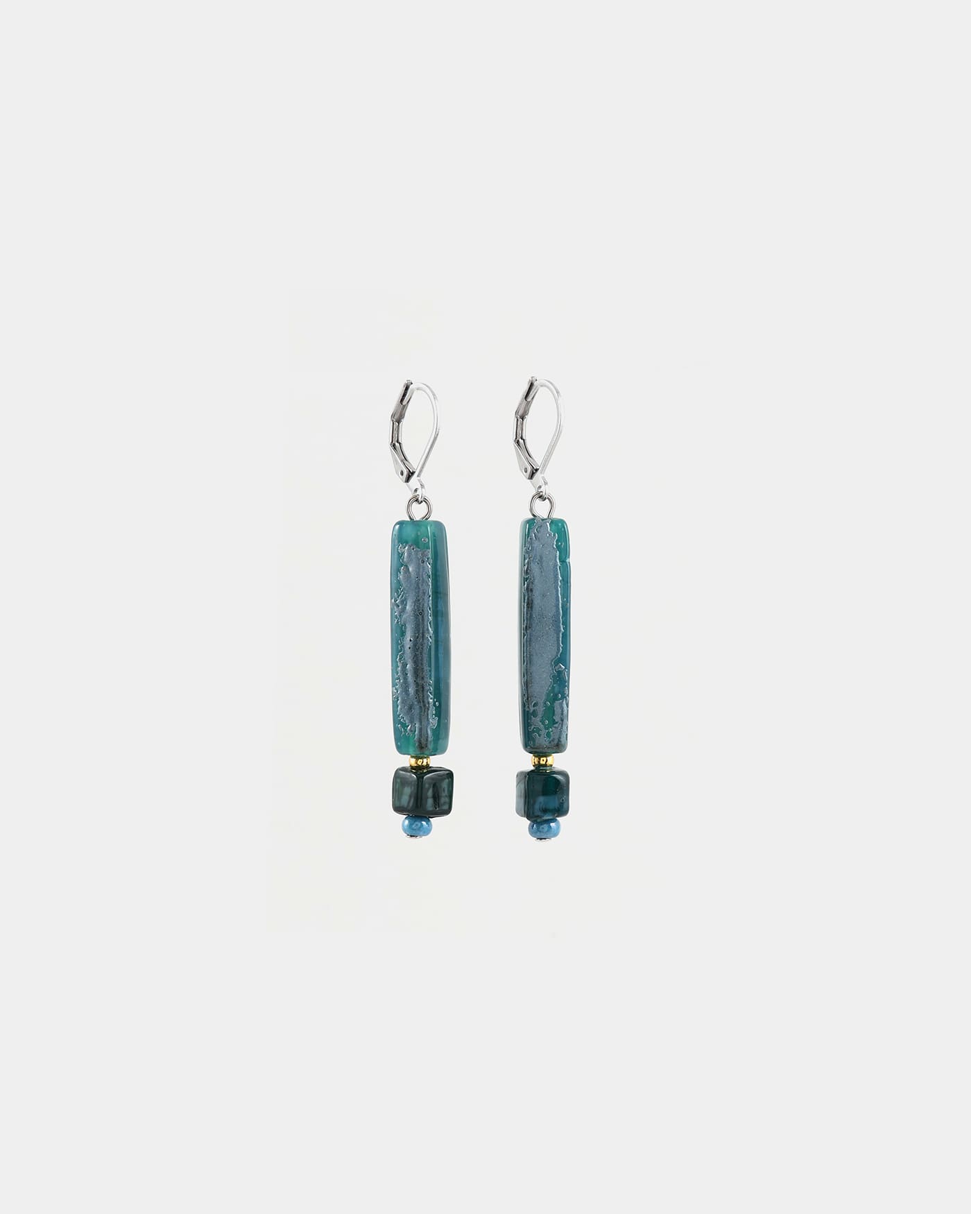 Boucles d'oreilles Merak Deux tons