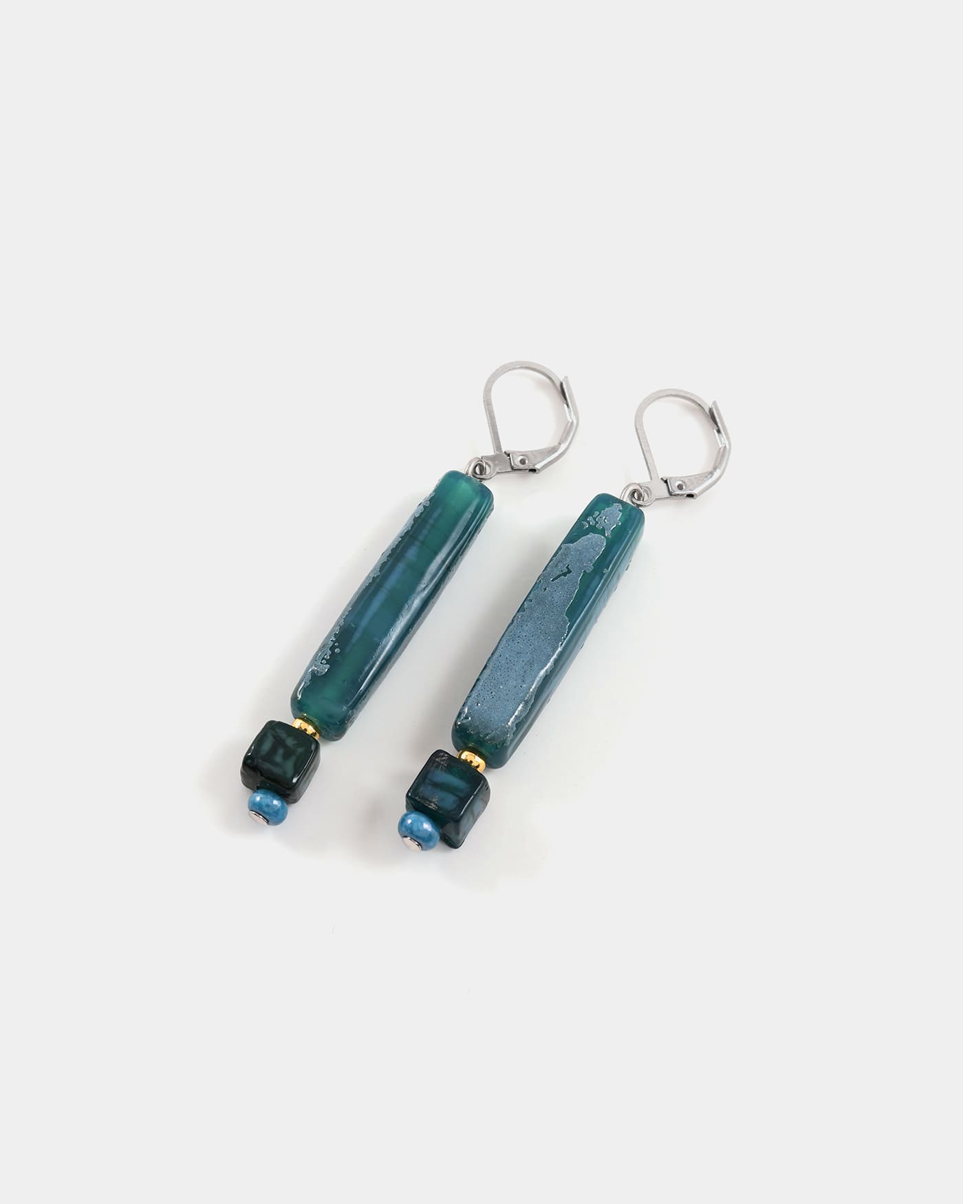 Boucles d'oreilles Merak Deux tons