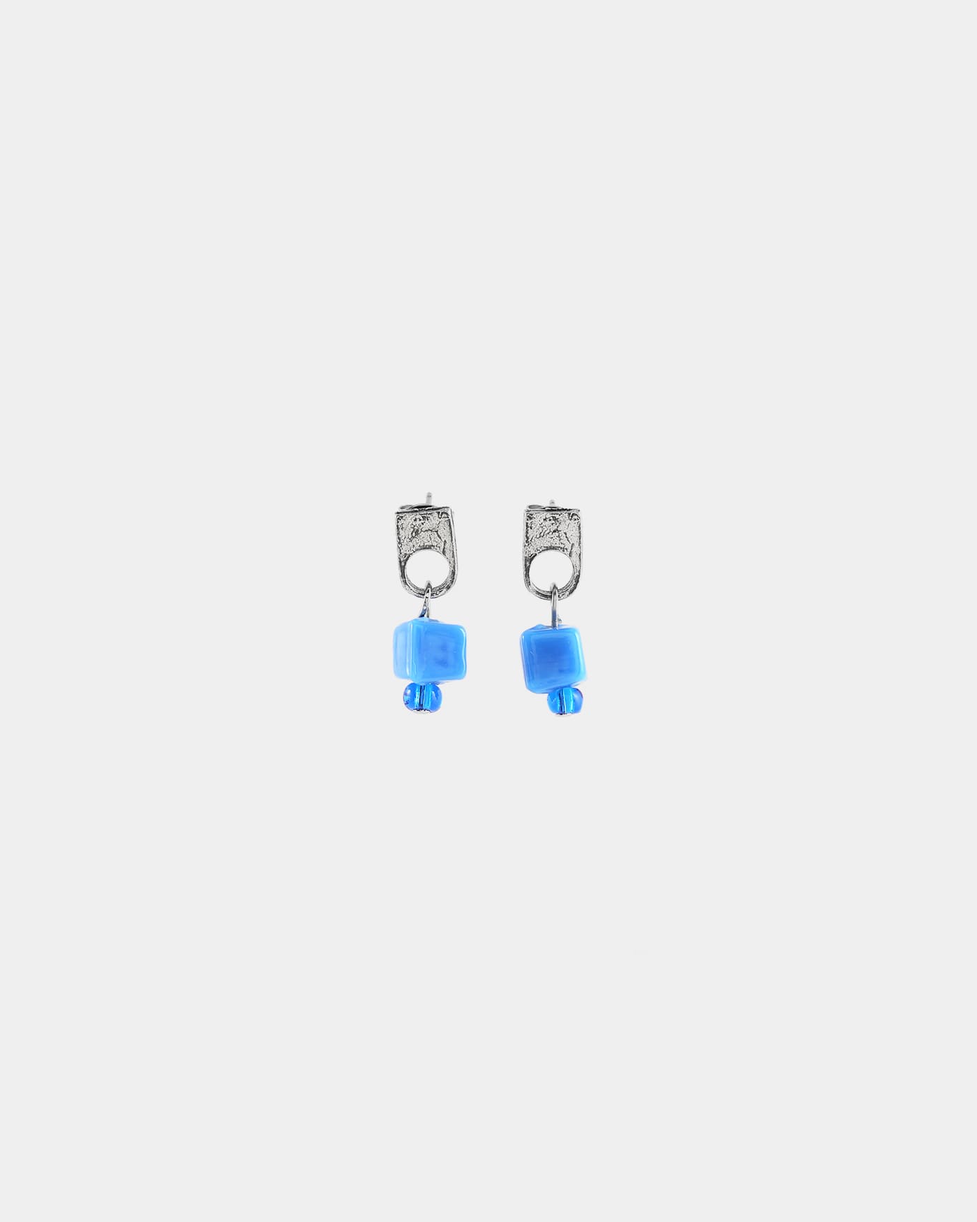 Nodus silver earrings