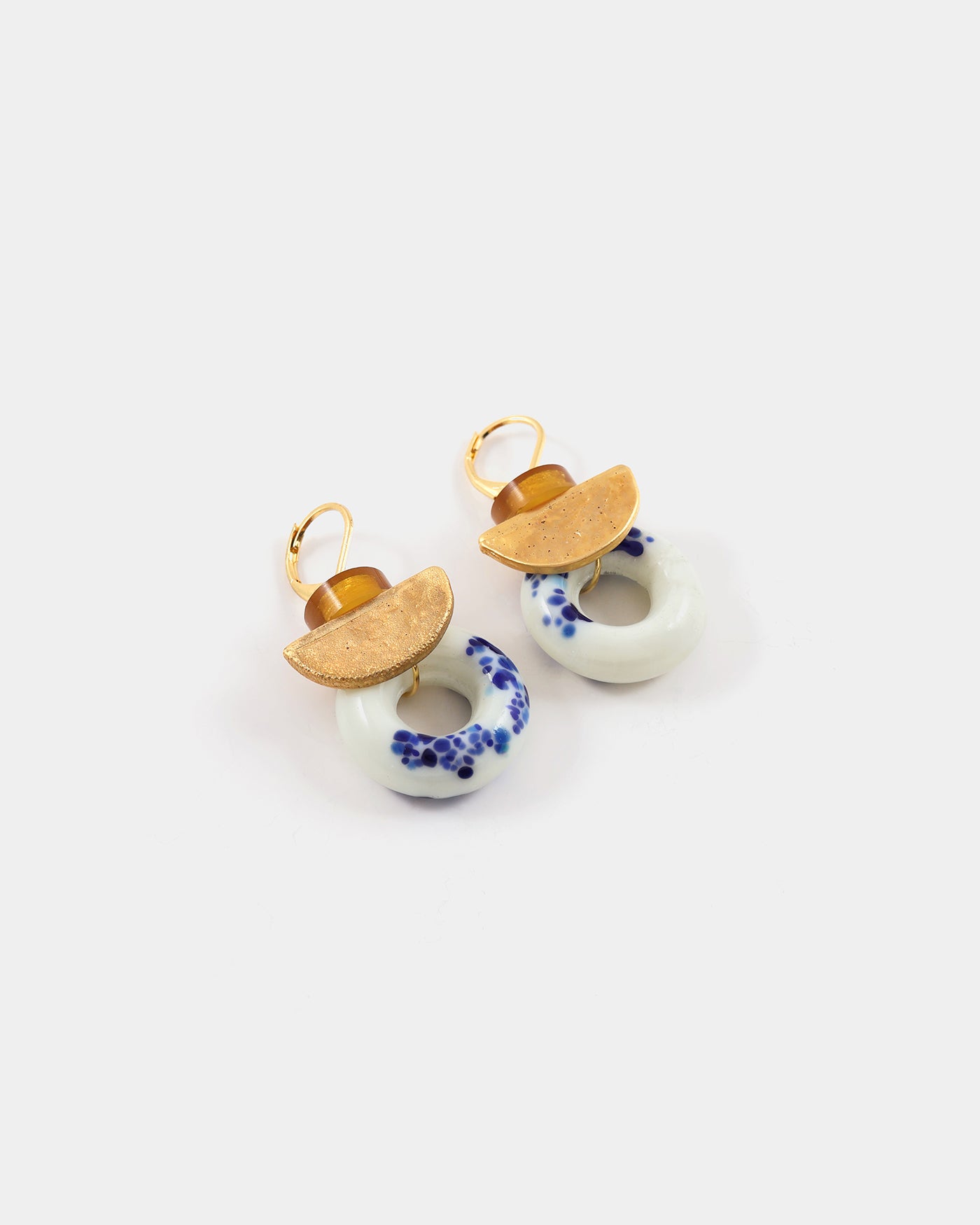 Boucles d'oreilles Pléione Or