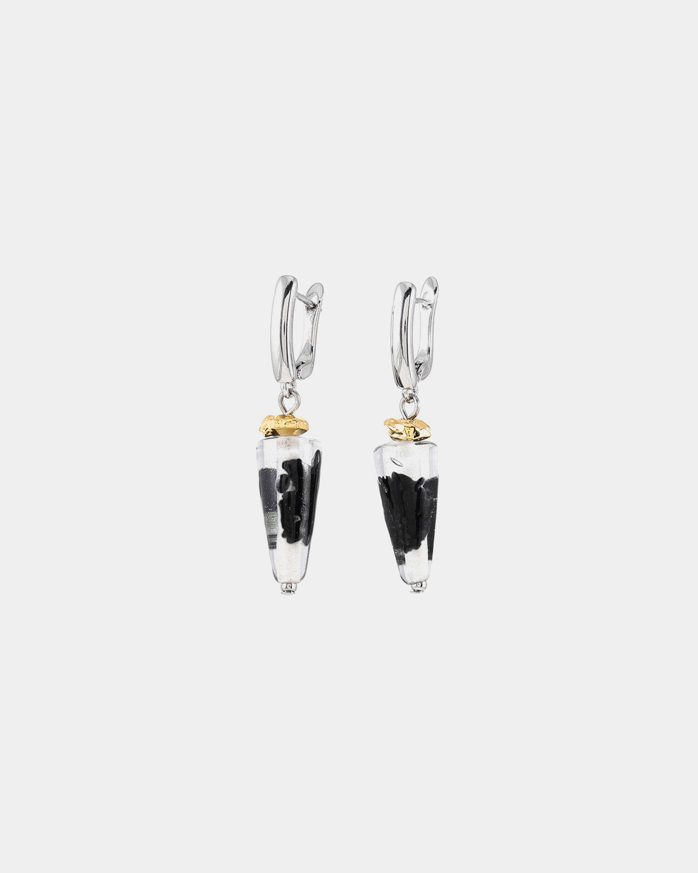 Boucles d'oreilles Pulsar Deux tons