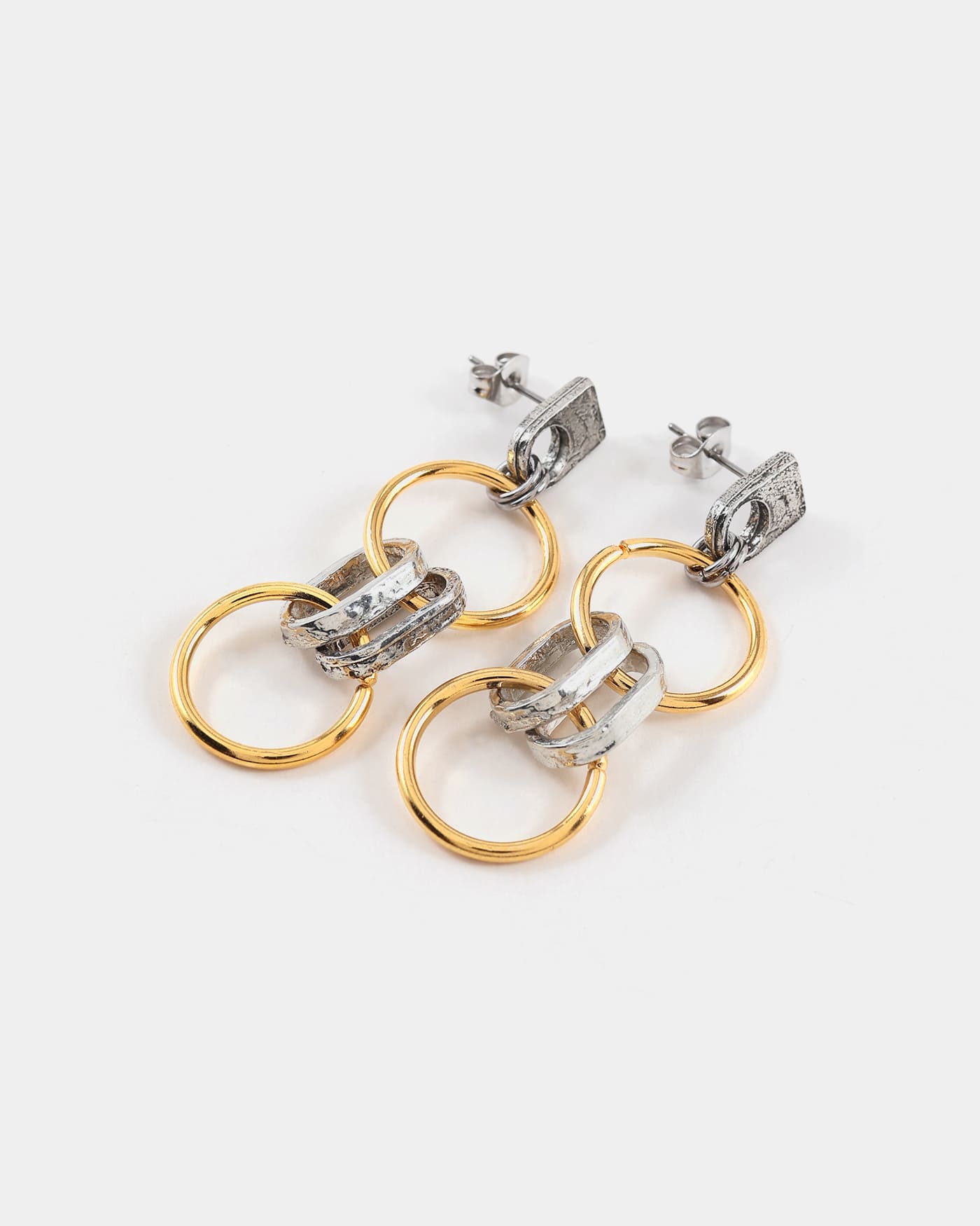 Boucles d'oreilles Soraya Deux tons