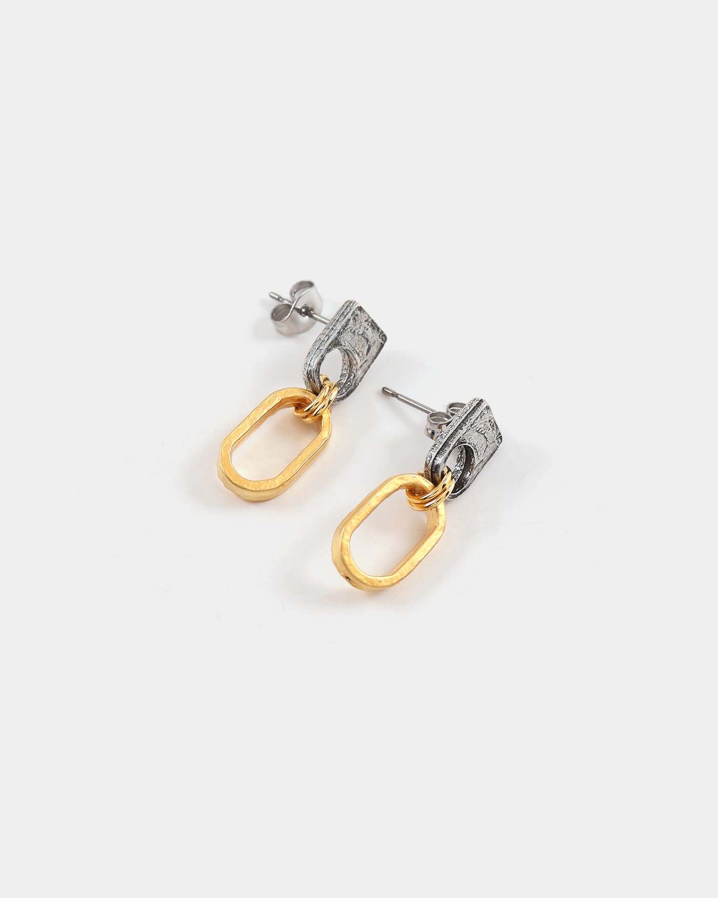 Boucles d'oreilles Nunki Deux tons