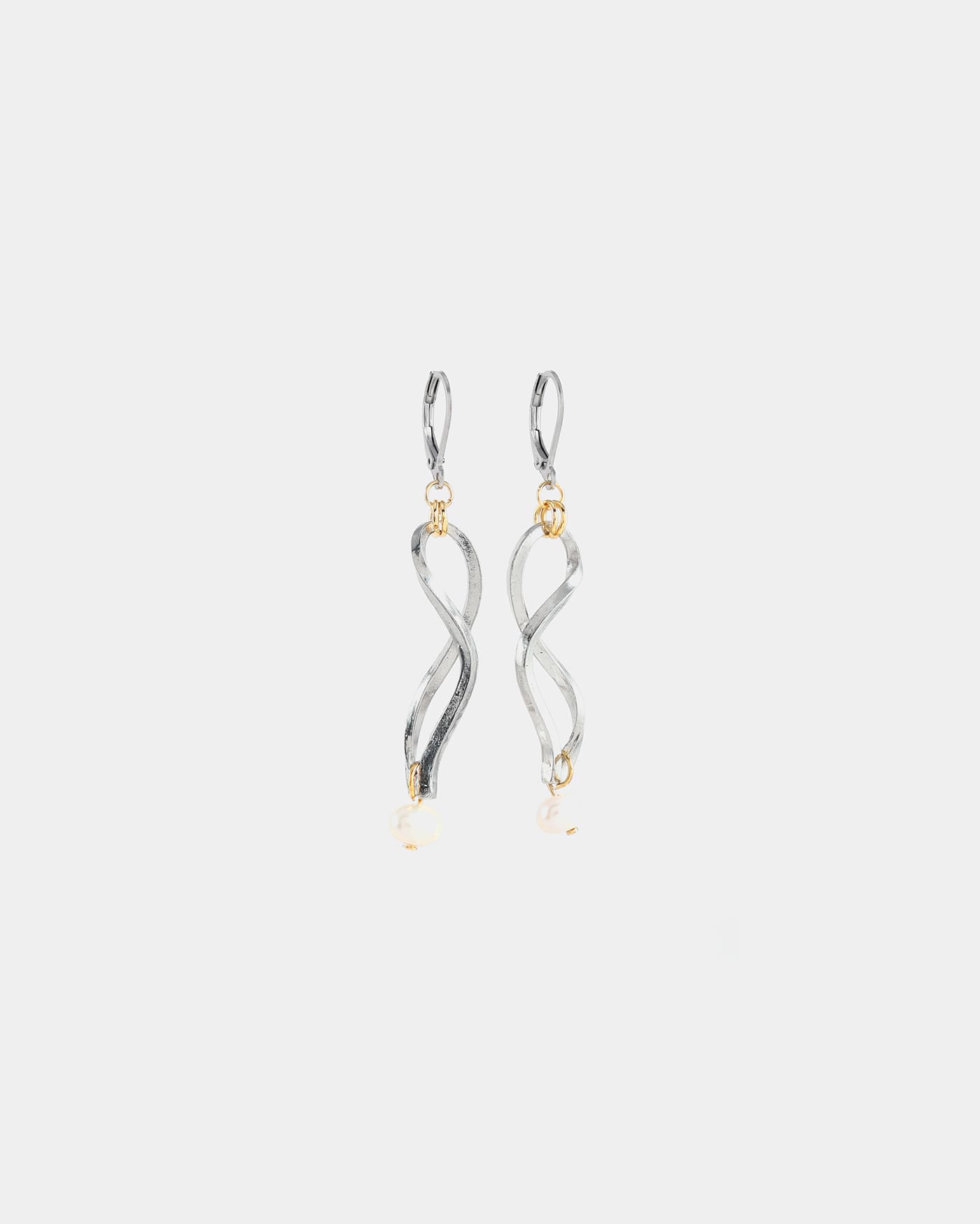 Boucles d'oreilles Fuyus Deux tons