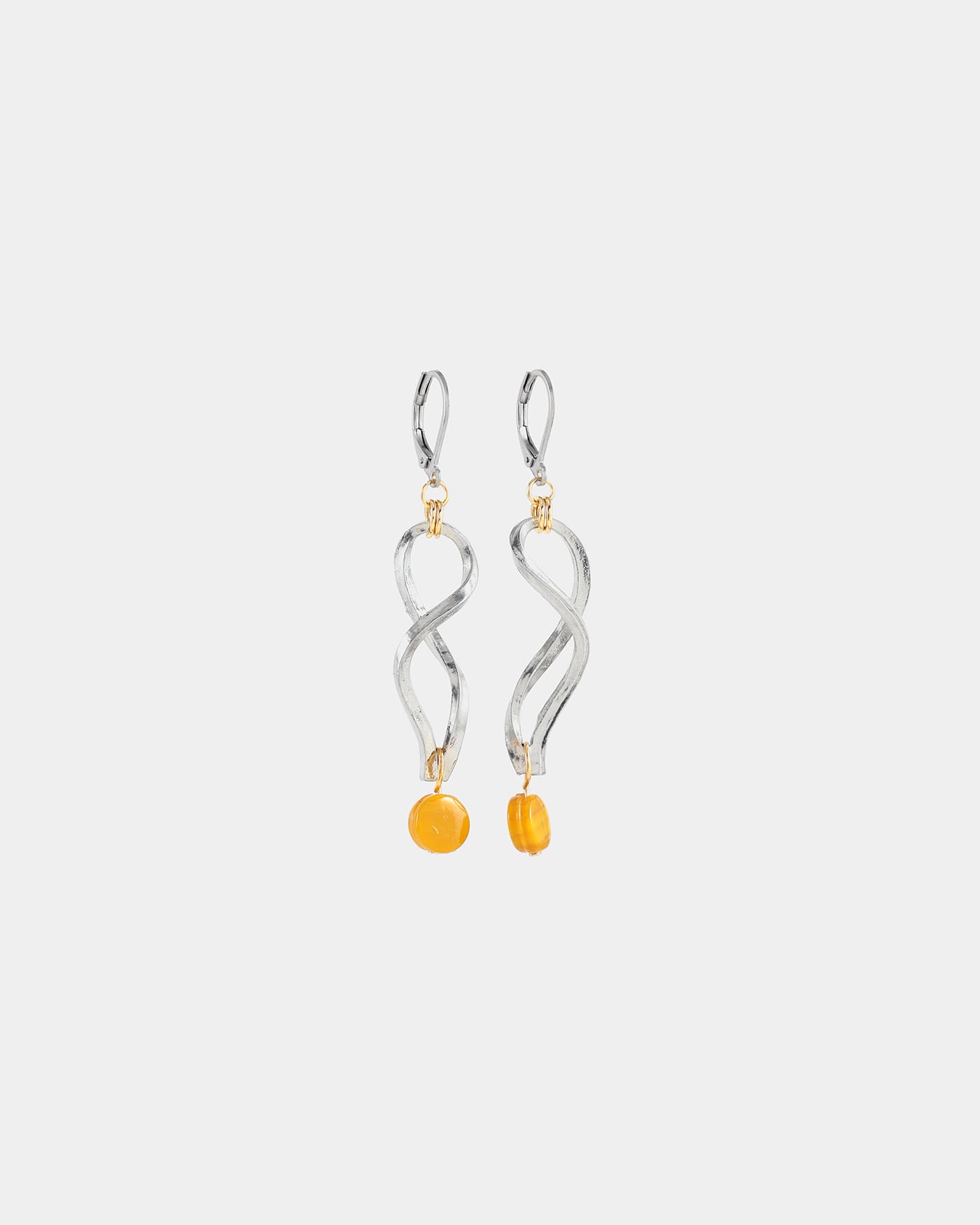 Boucles d'oreilles Fuyus Deux tons