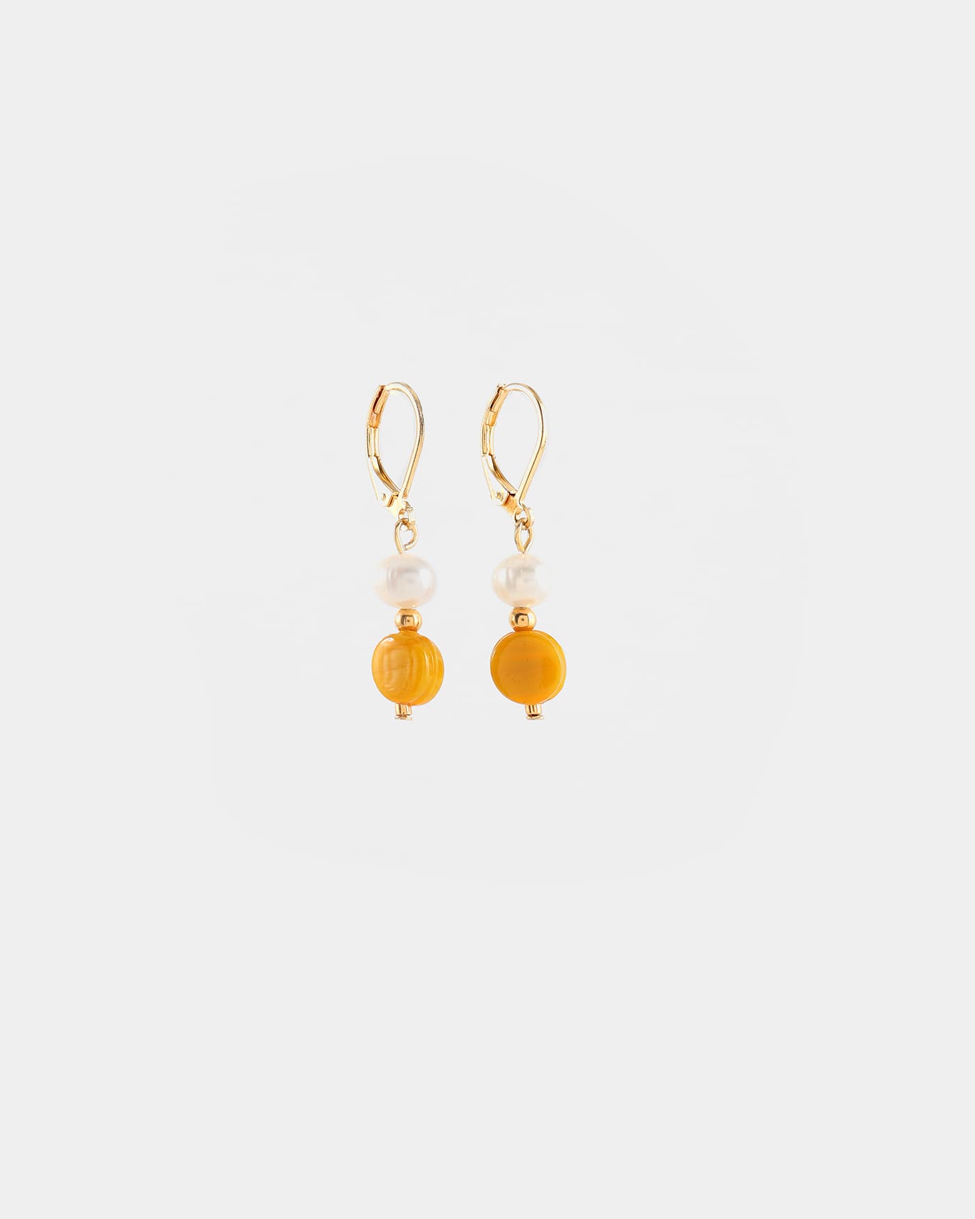 Beta gold earrings