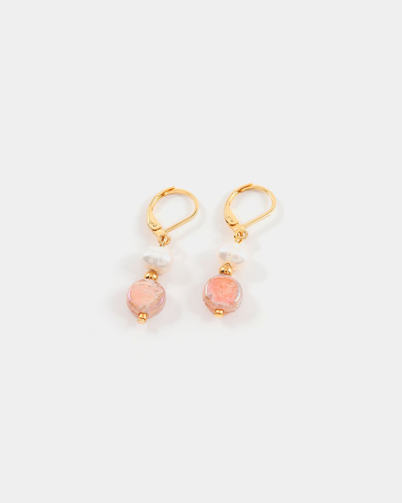 Beta gold earrings