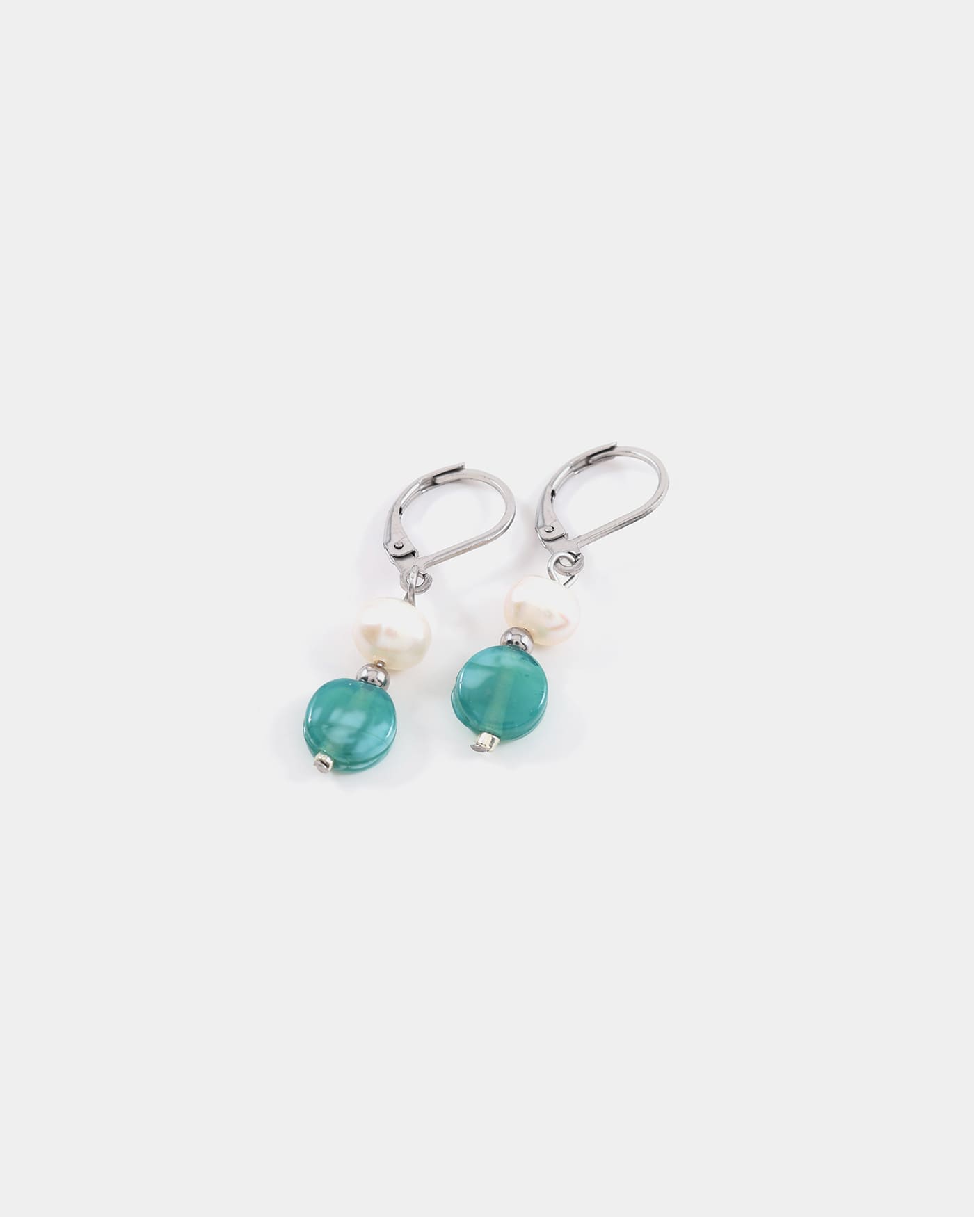 Beta silver earrings