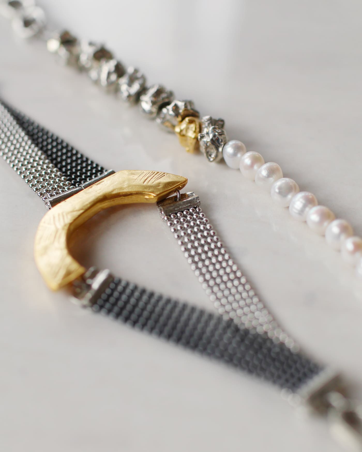 Kanji Two-tone Bracelet