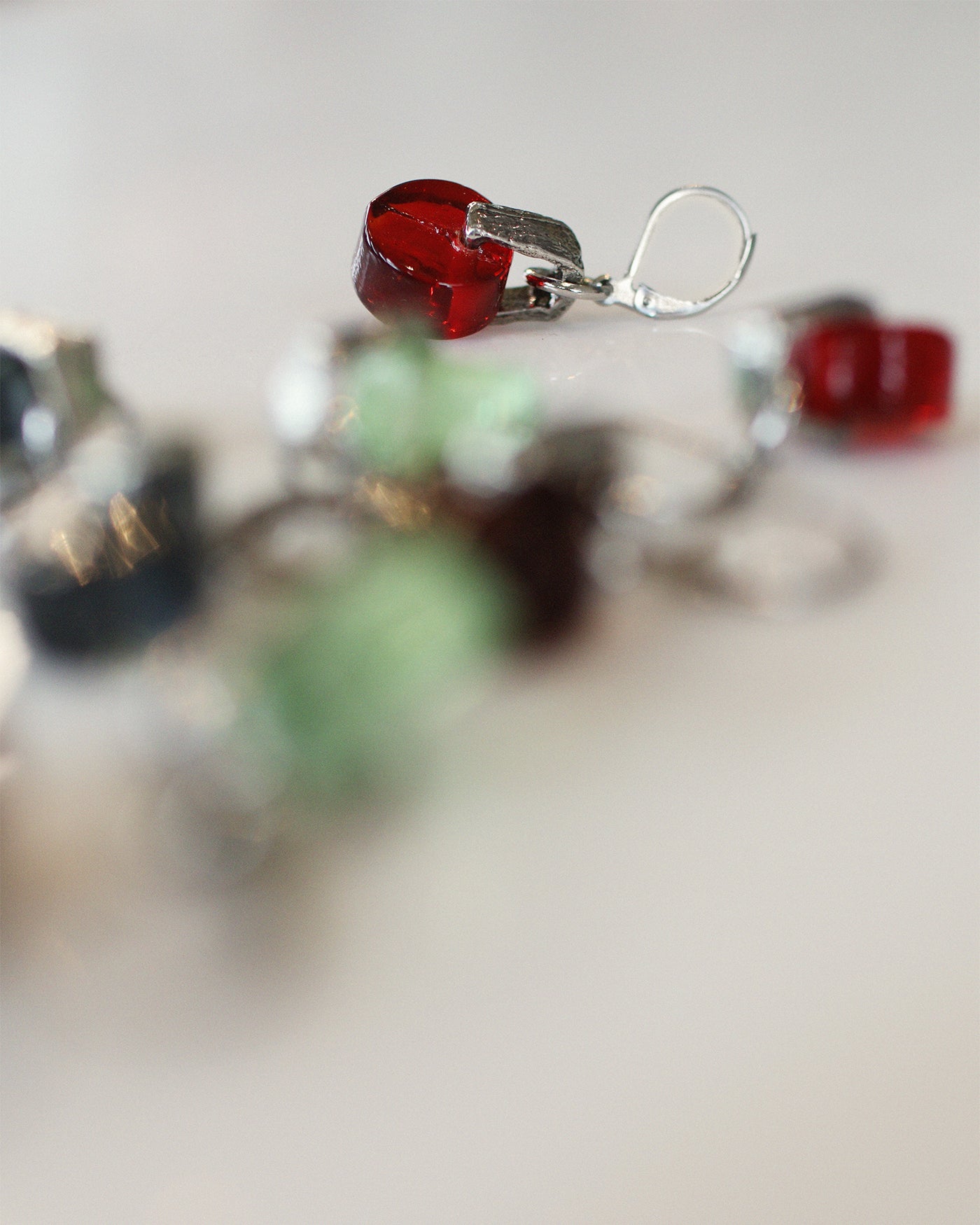 Dalim silver earrings