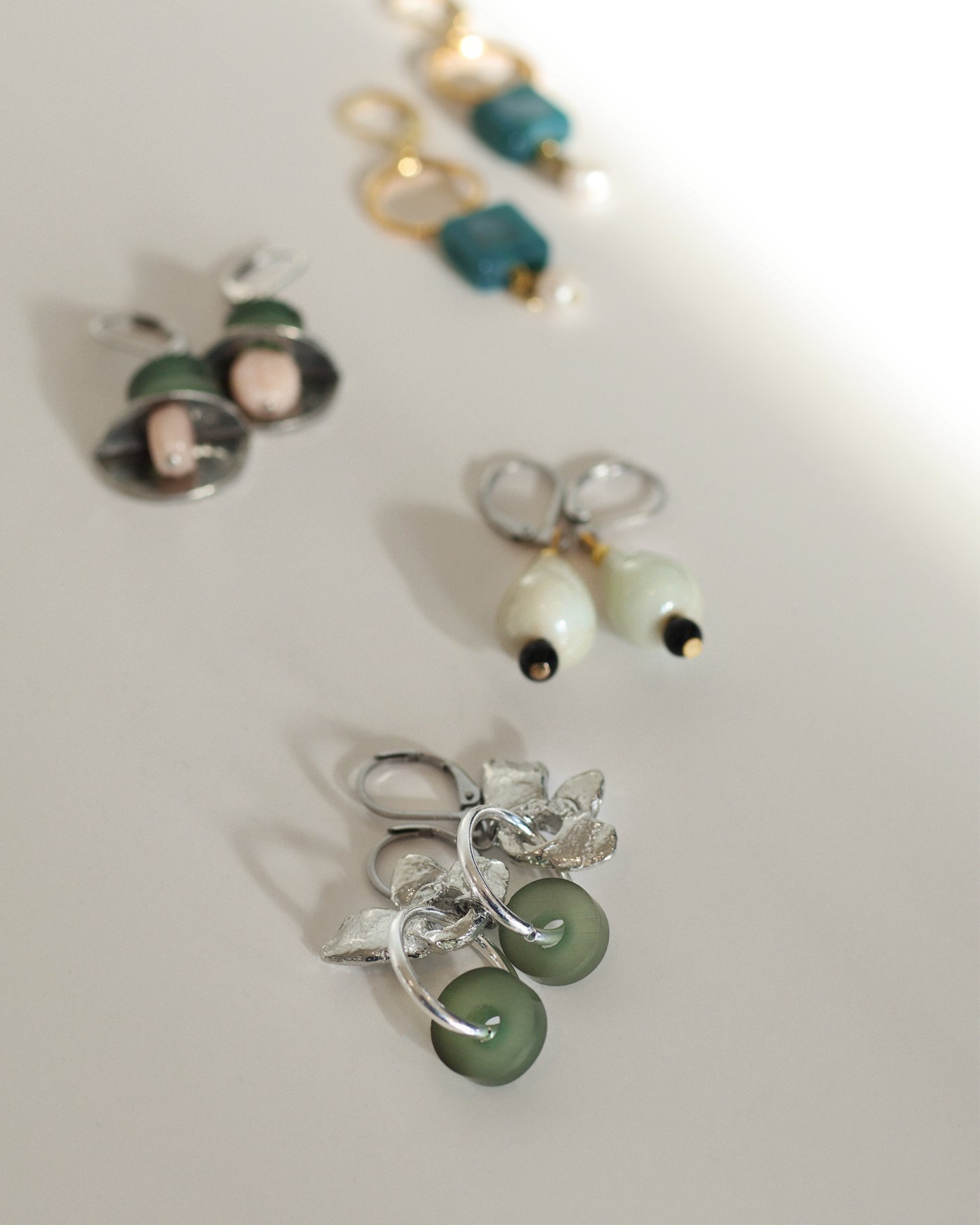 Felis silver earrings