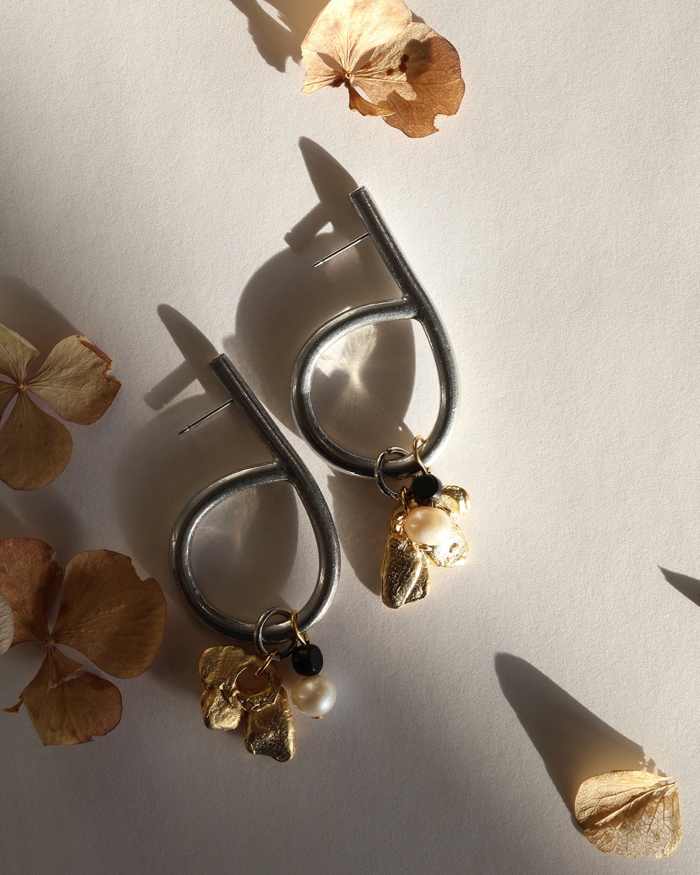 Boucles d'oreilles Wasald Deux tons