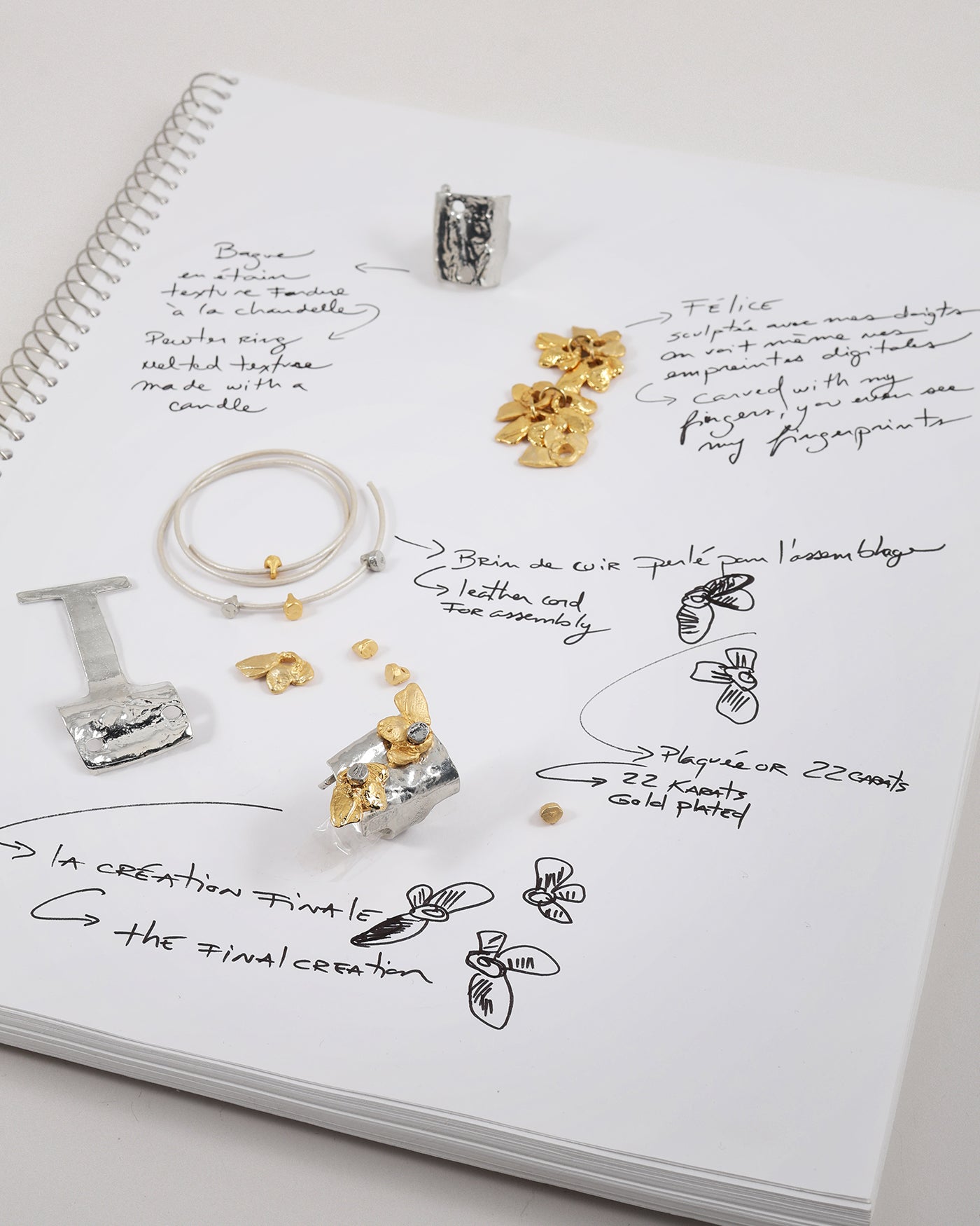 Bague Taurus Deux tons