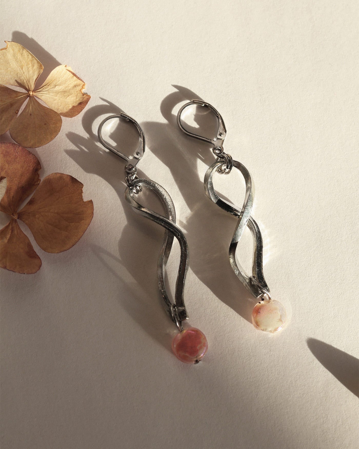 Fuyus silver earrings