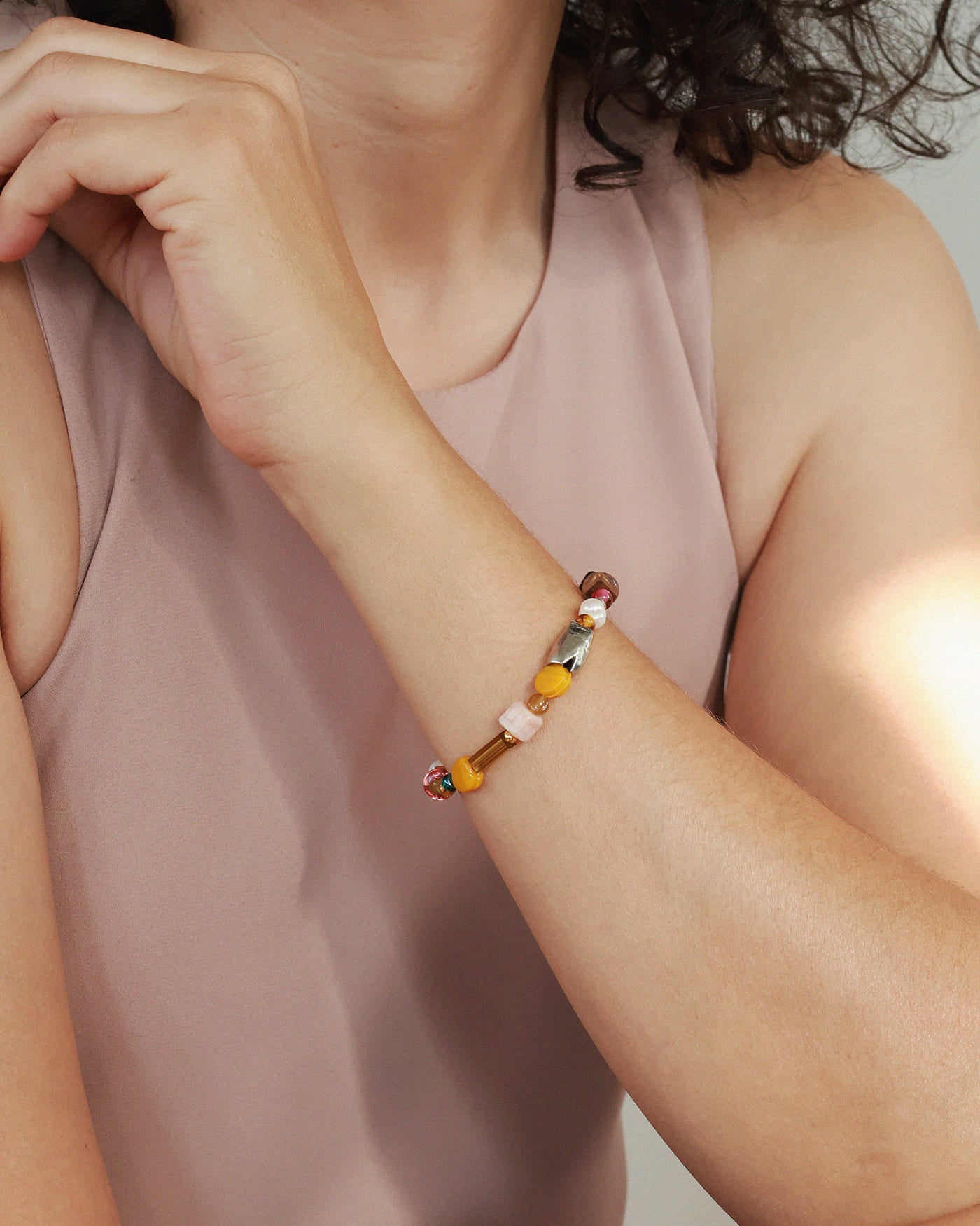 Capella two-tone bracelet