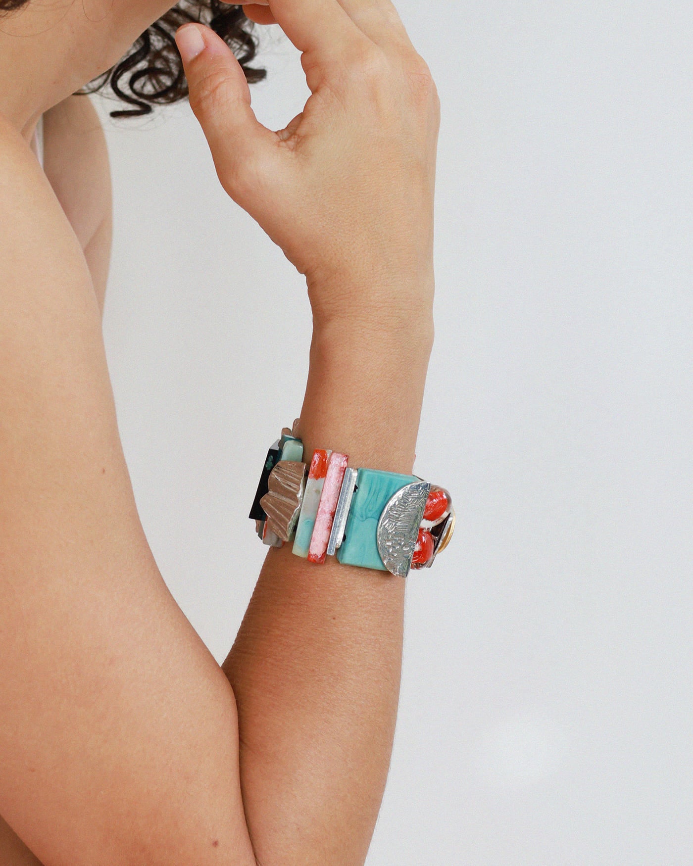 Spica two-tone bracelet
