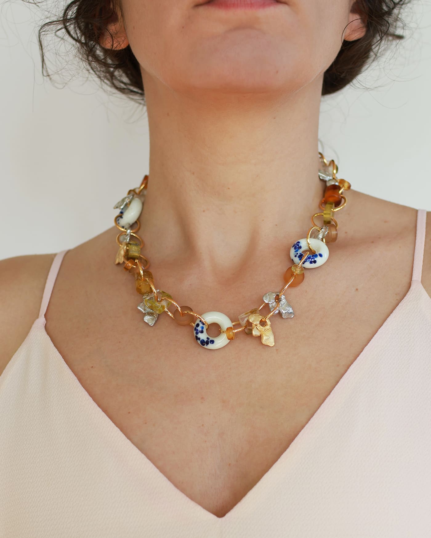 Polaris two-tone necklace