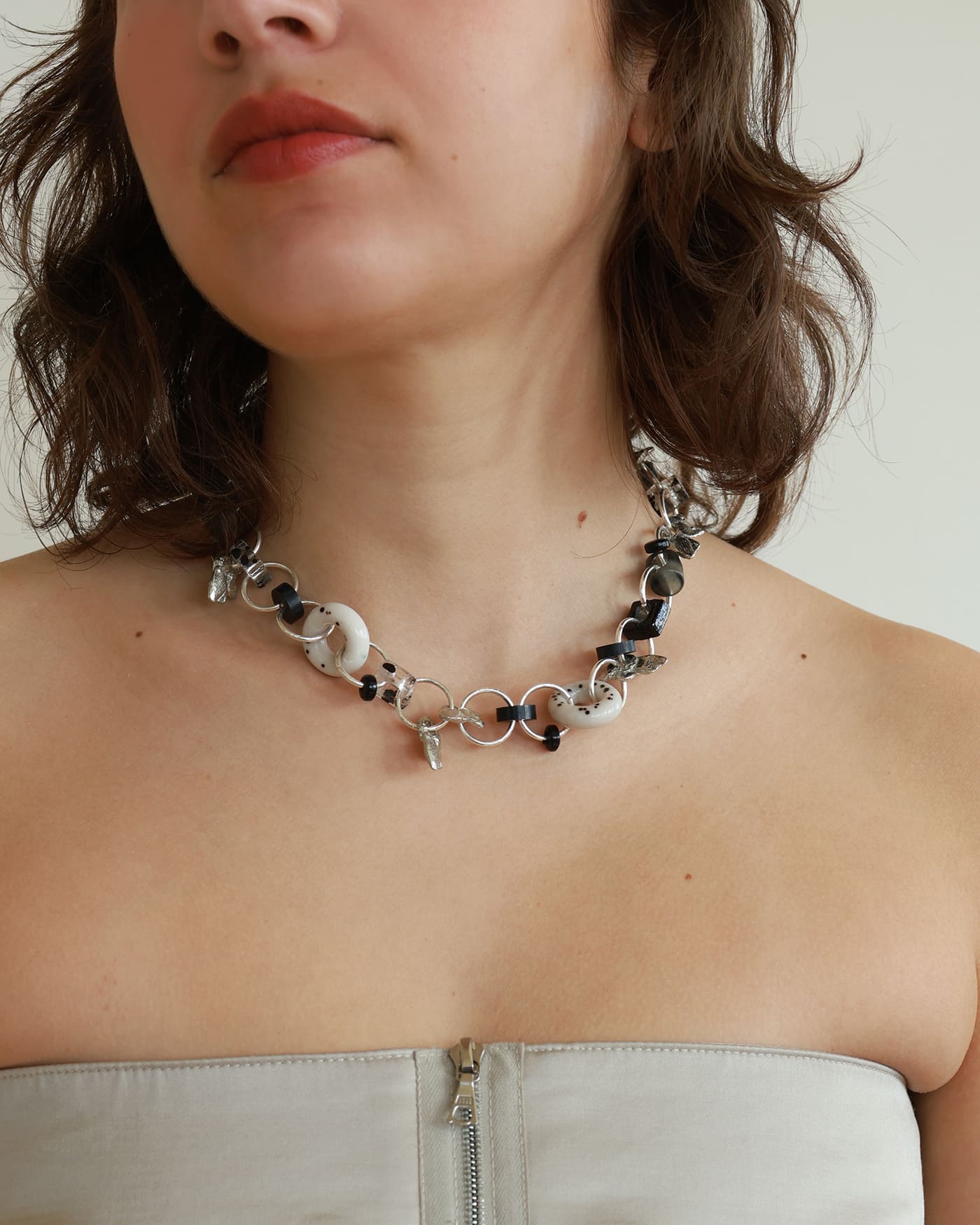 Polaris silver necklace