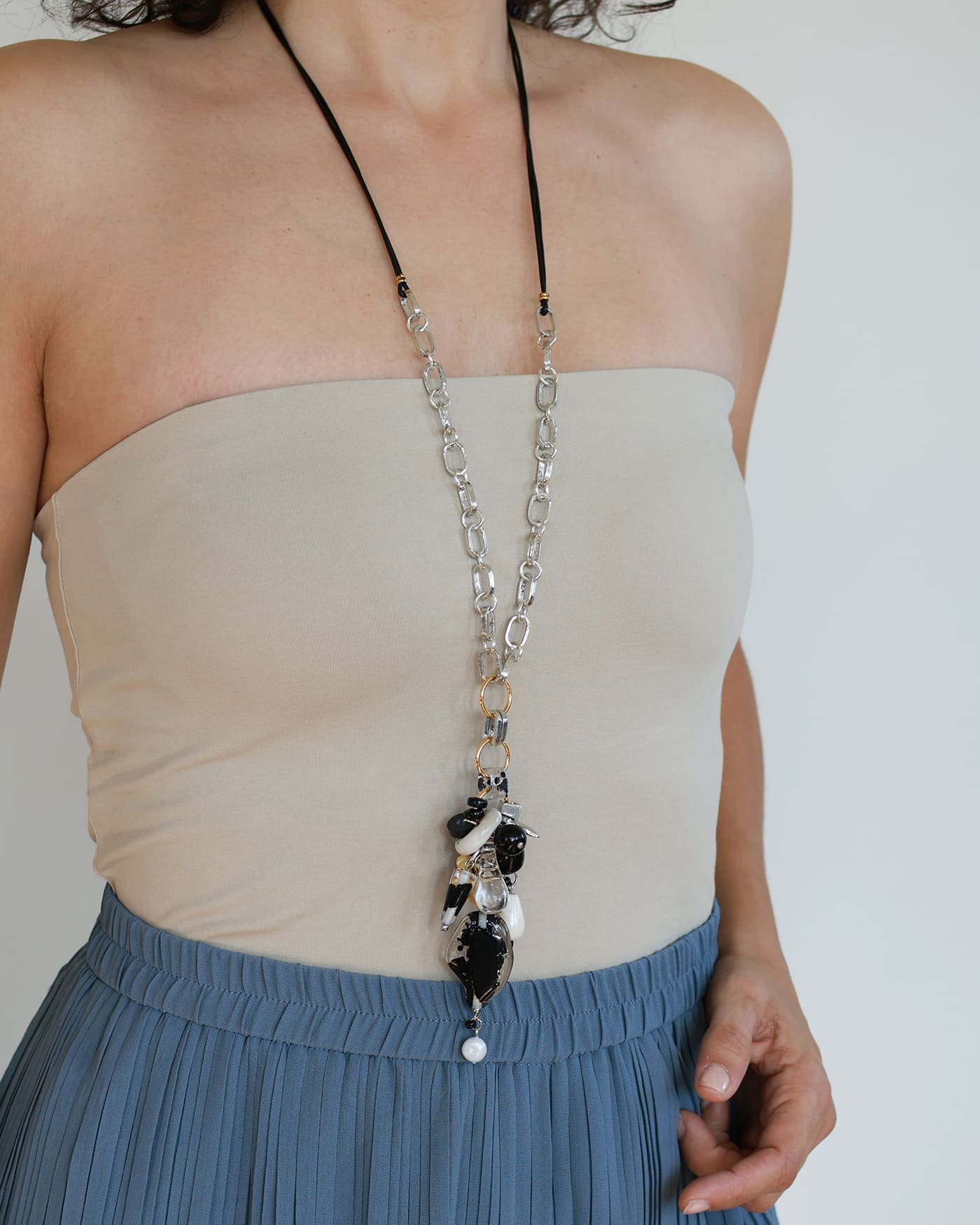 Talitha two-tone necklace