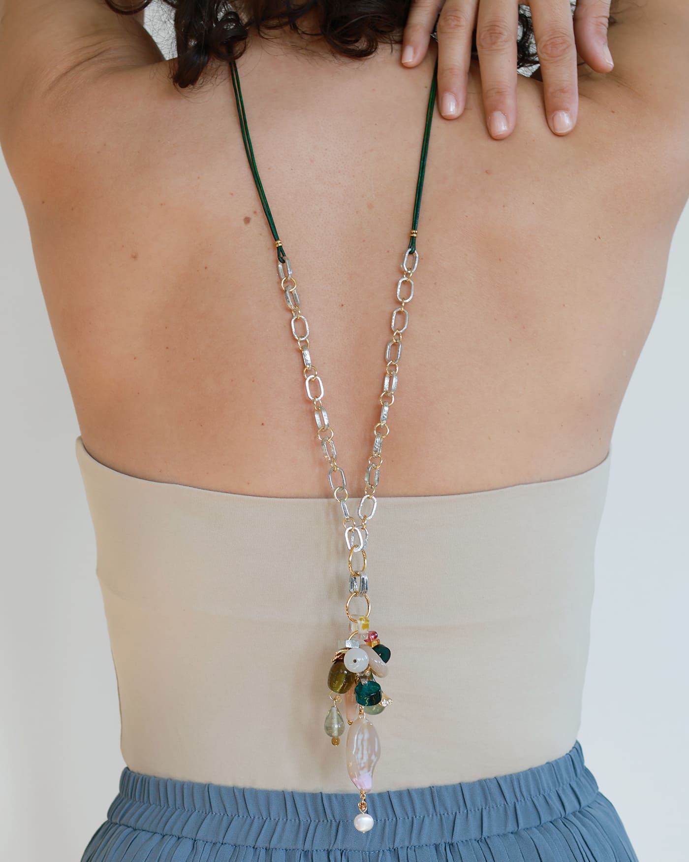 Talitha two-tone necklace