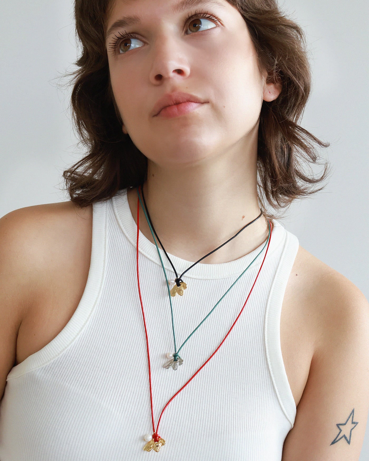Antares silver necklace