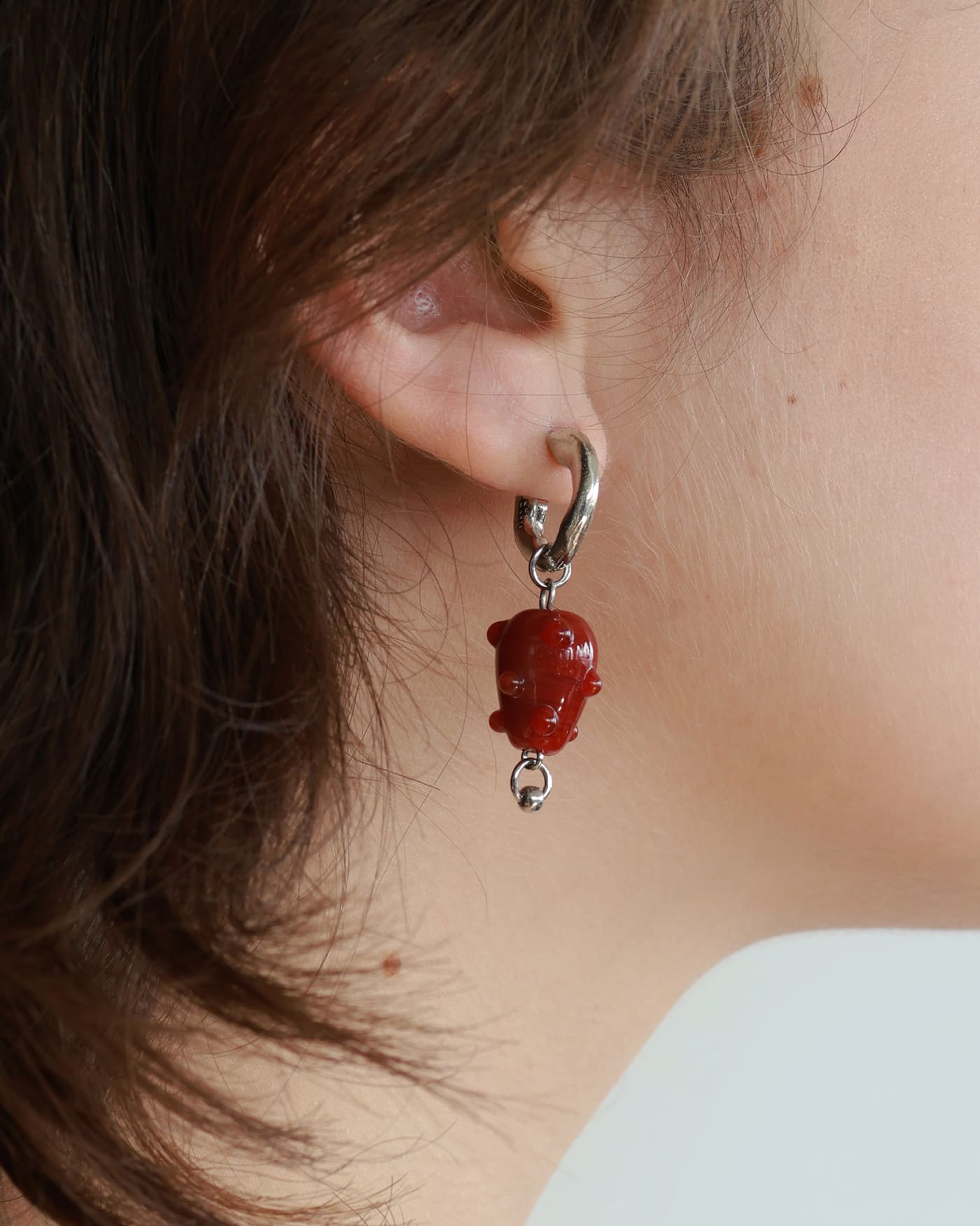 Nembus silver earrings