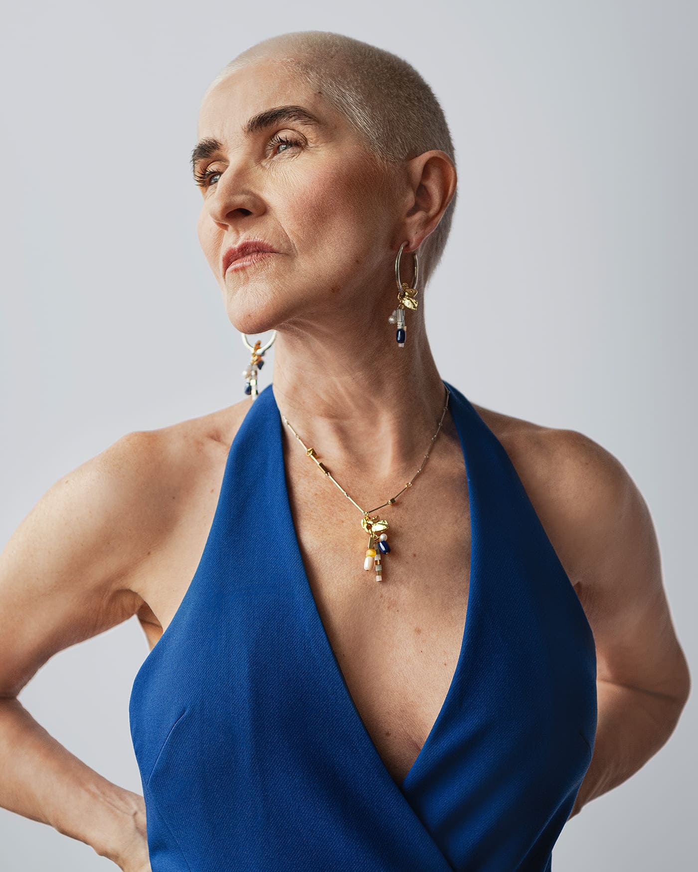 Boucles d'oreilles Yvelis Deux tons