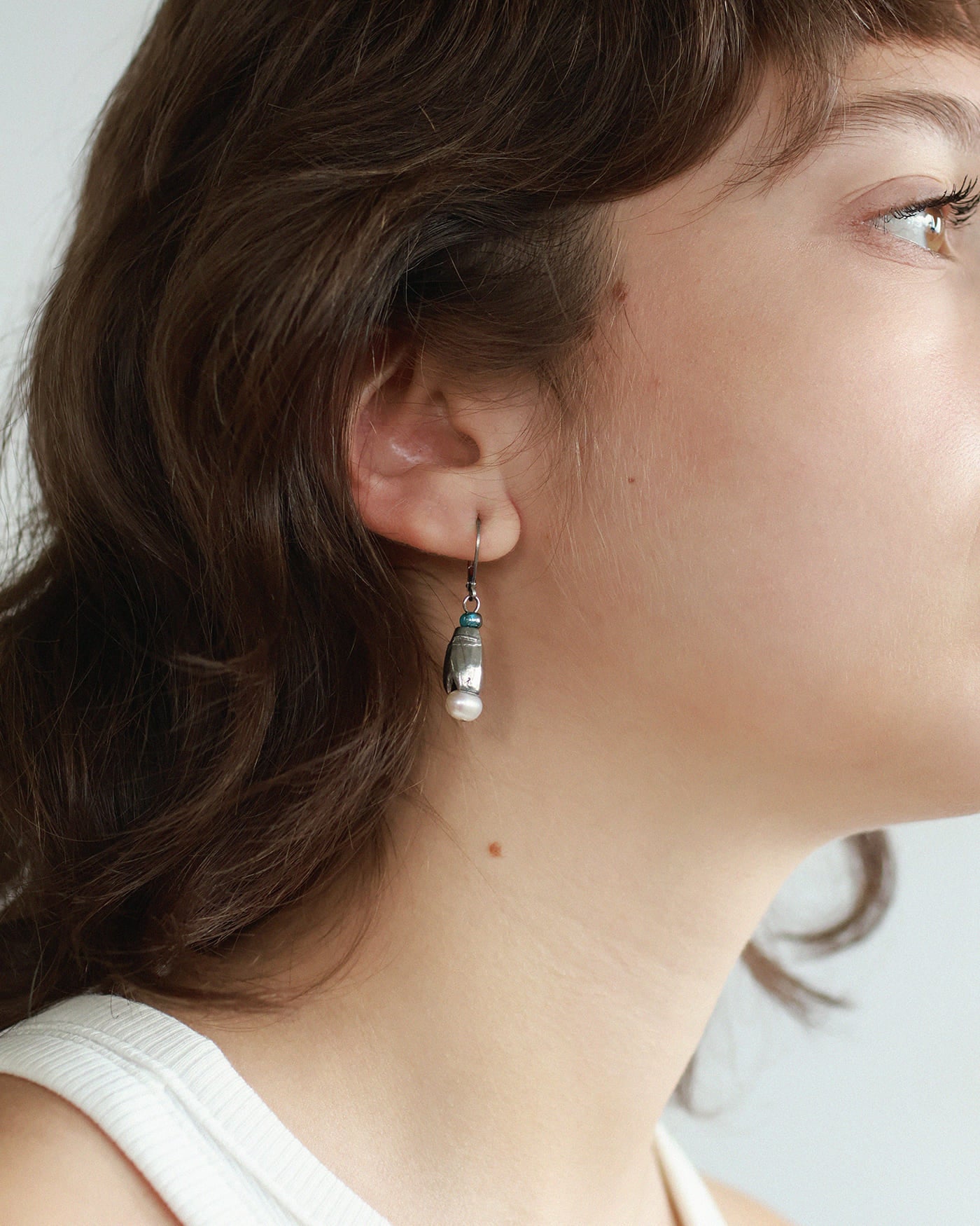 Fiora silver earrings