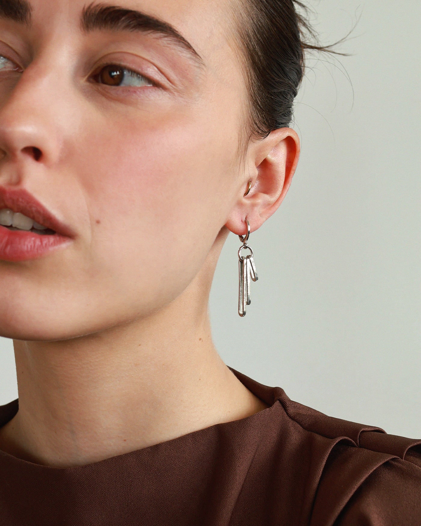 Boucles d'oreilles Flamma Argent