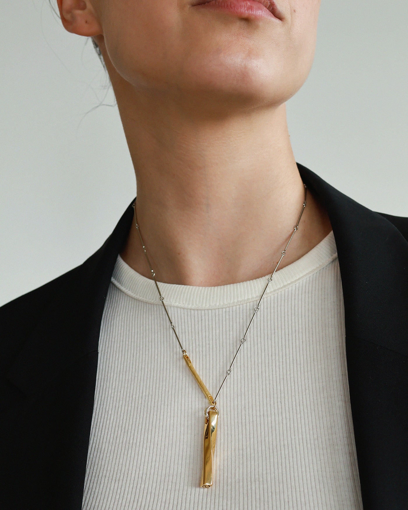 Requies Two-tone Memorial Necklace