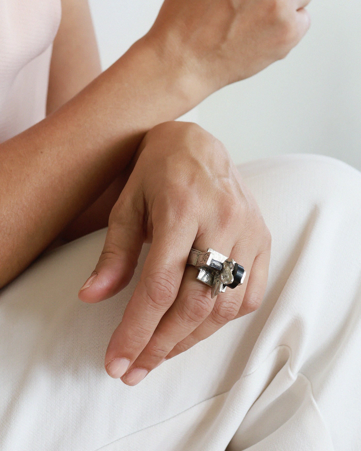 Bague Ophi Deux tons