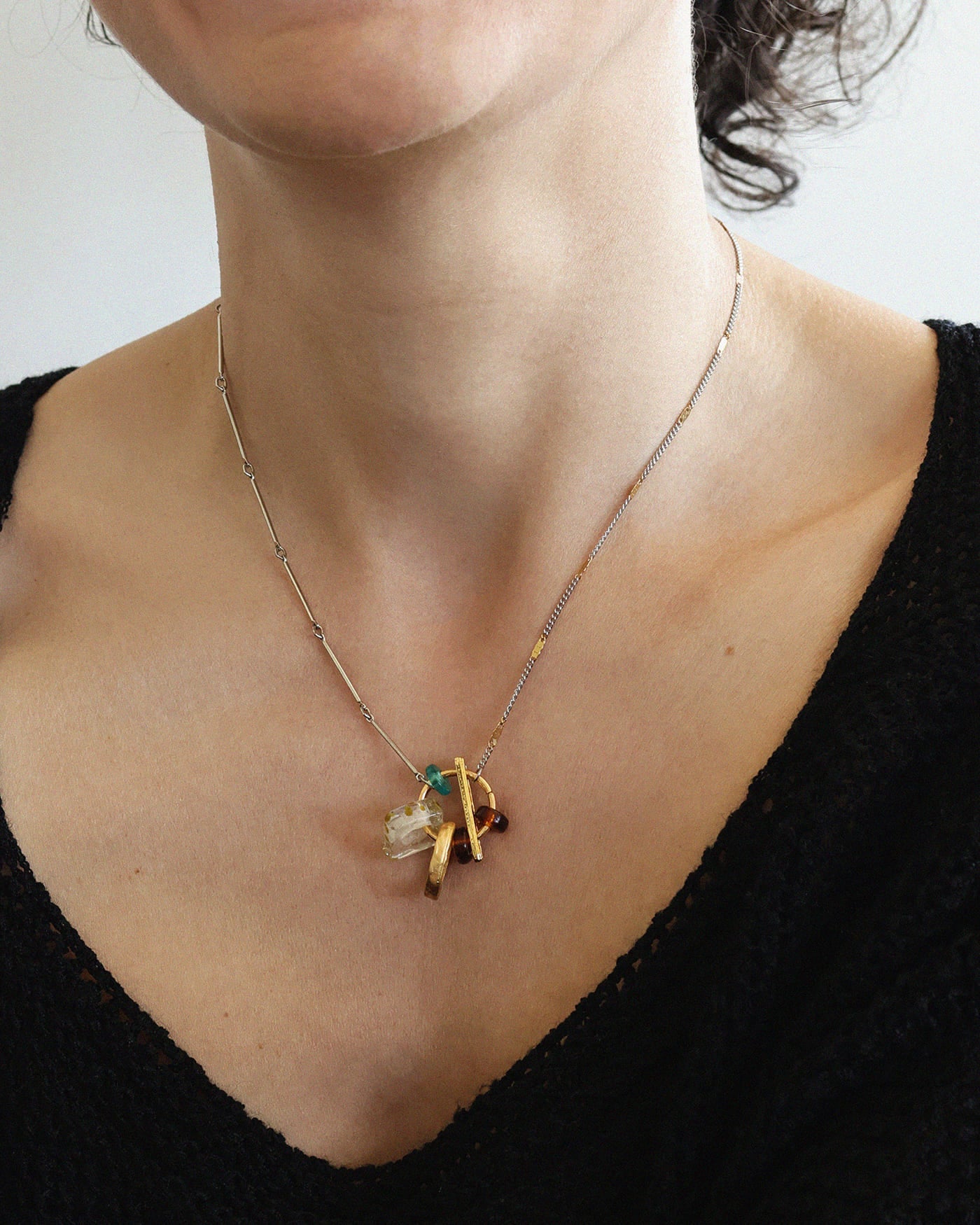Collier Carene Deux tons