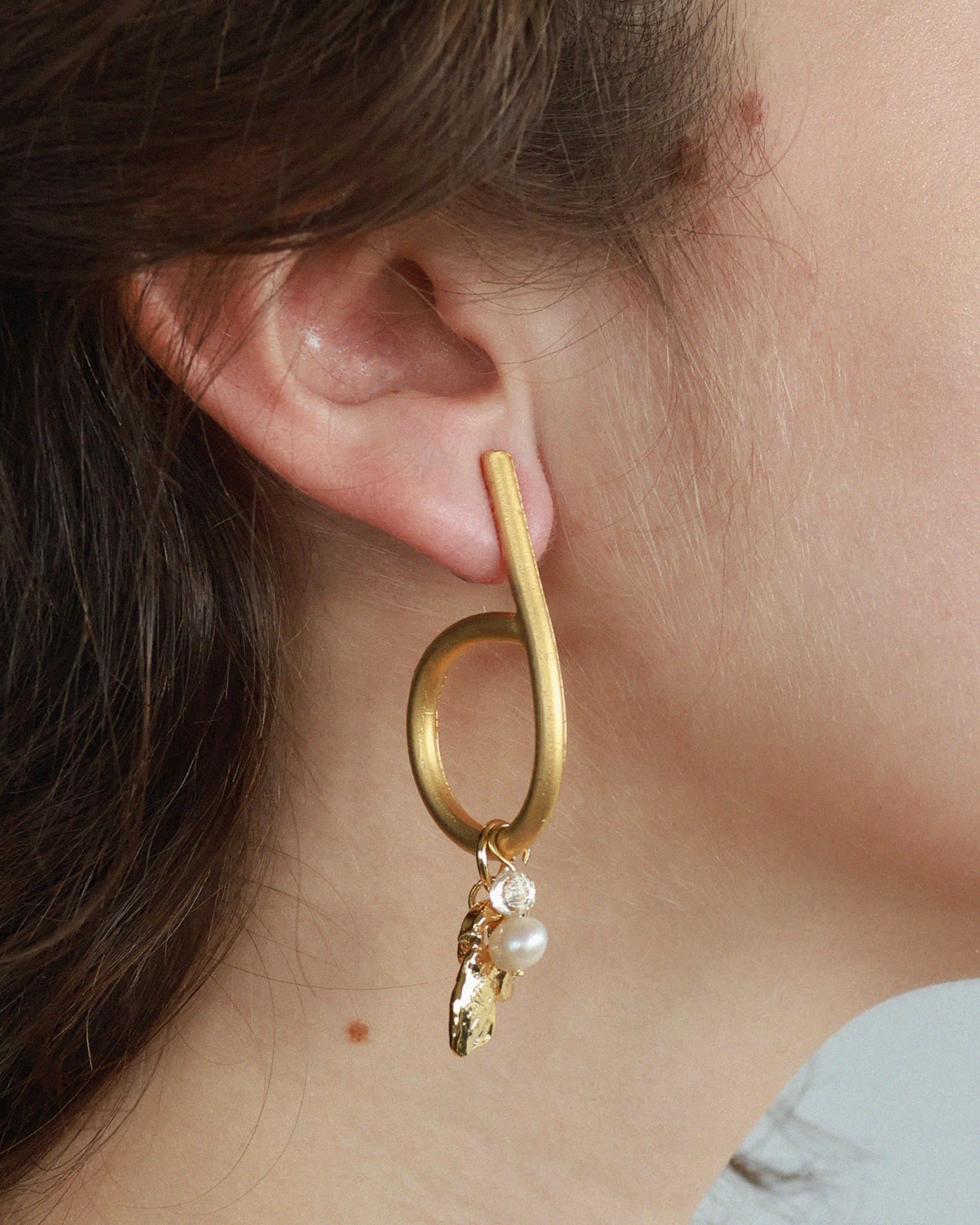 Boucles d'oreilles Wasald Or