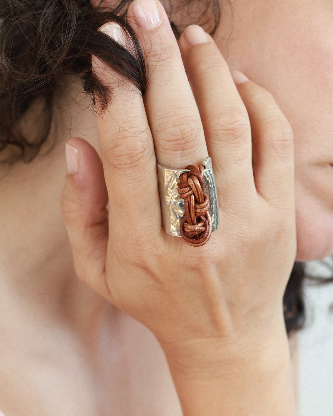 Celestia silver ring