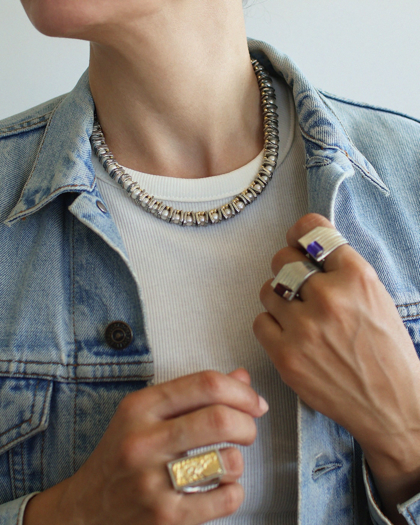Collier Vandor Deux tons
