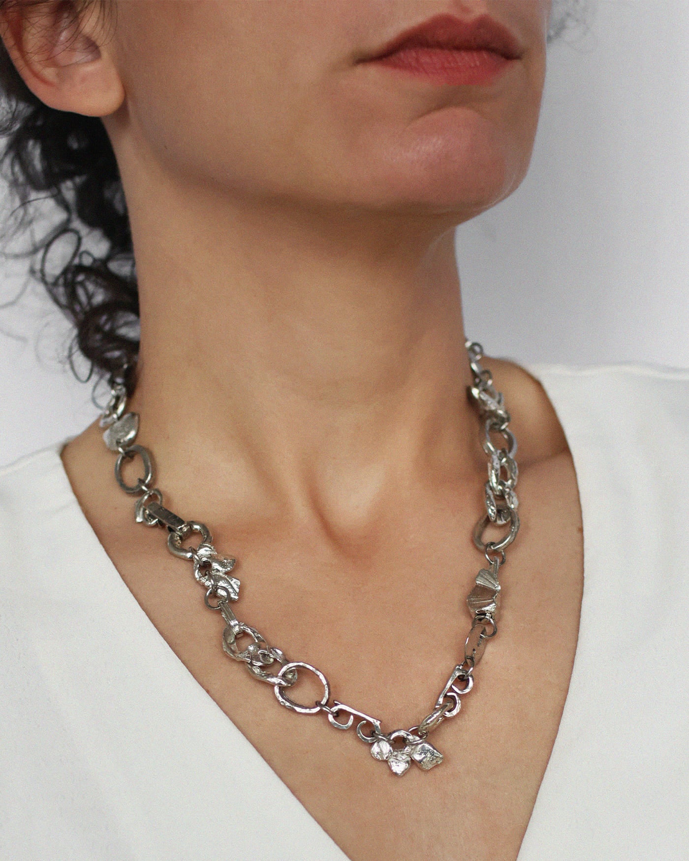 Valonia Silver Necklace