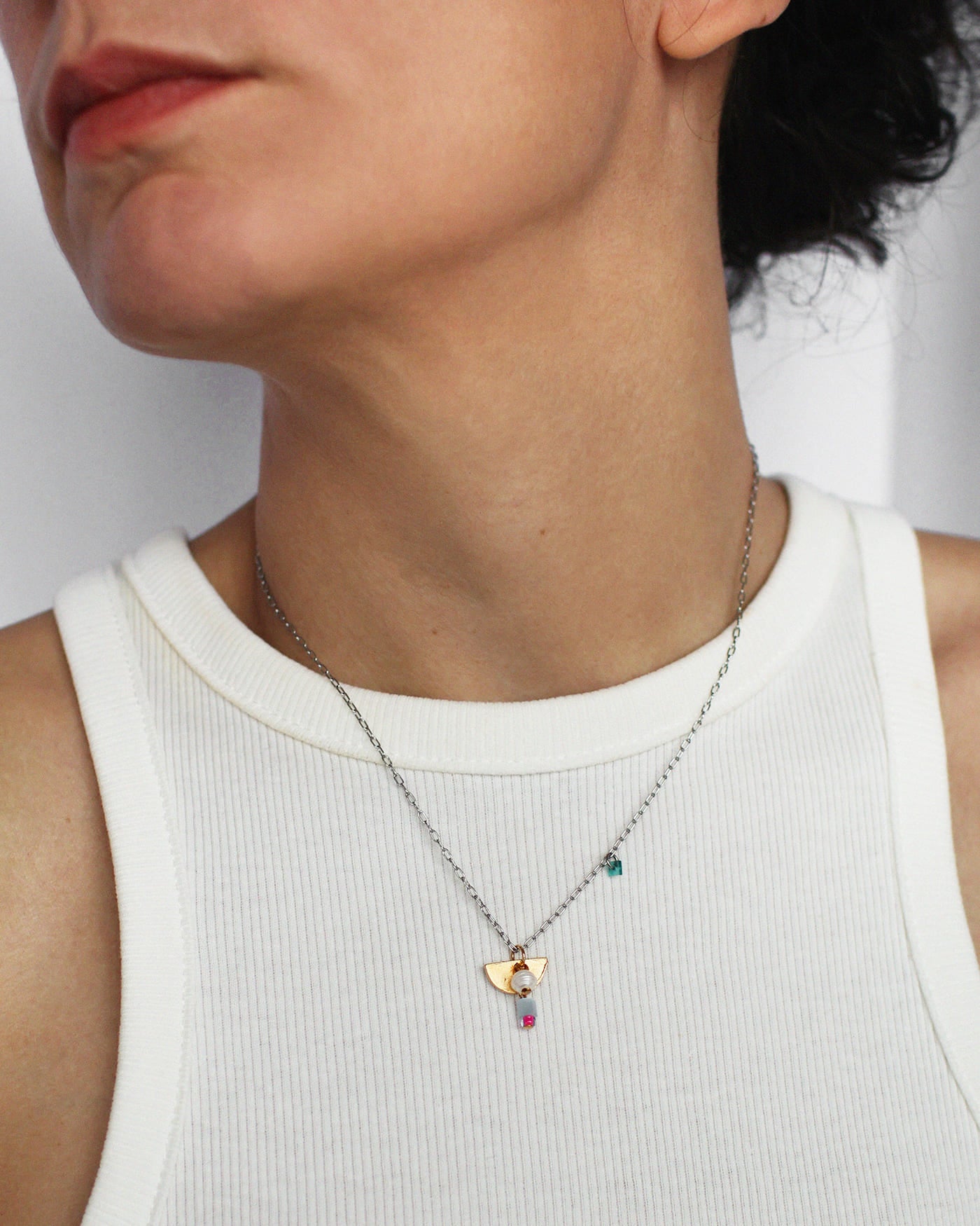 Collier Blenio Deux tons