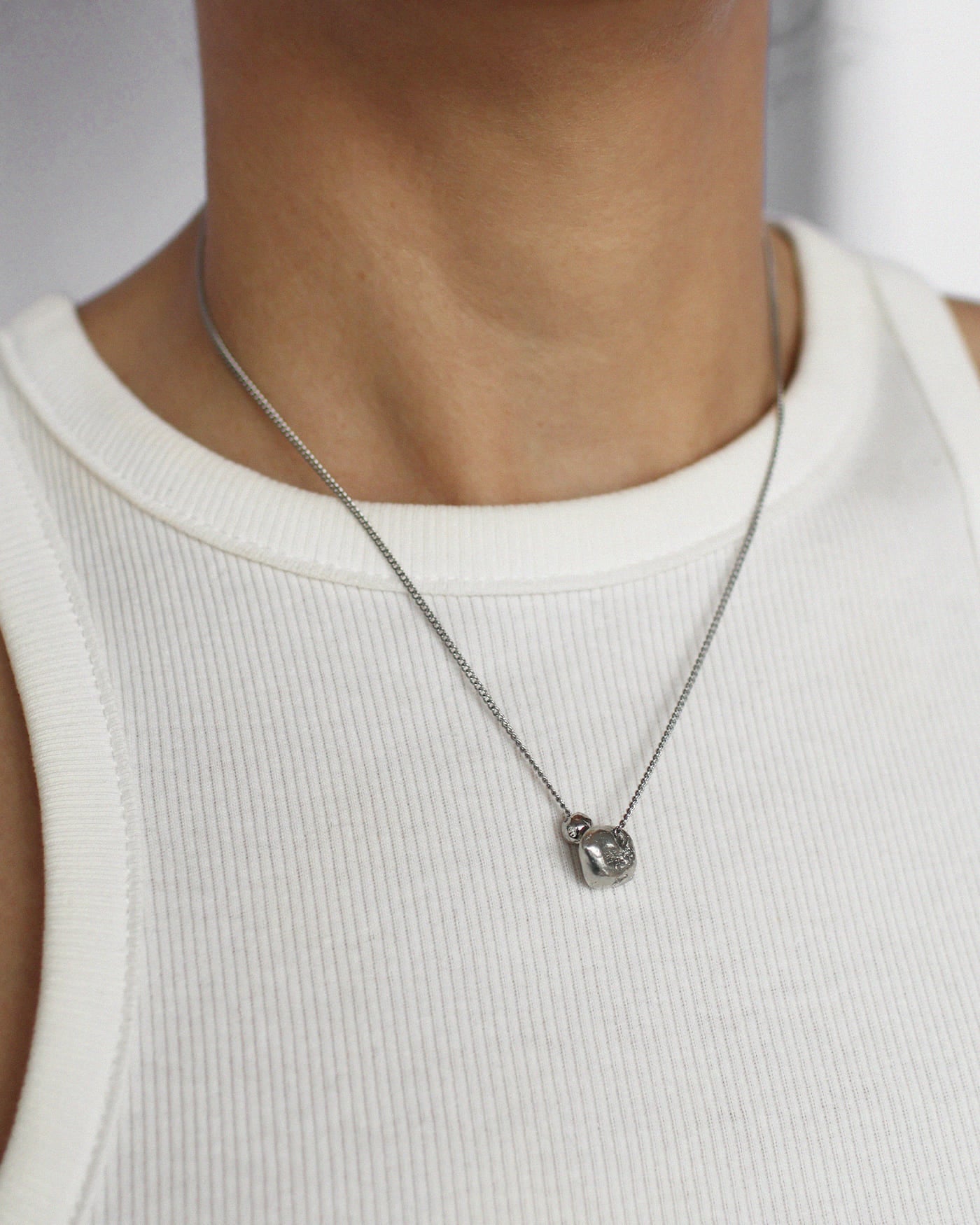 Burbuja Silver Necklace