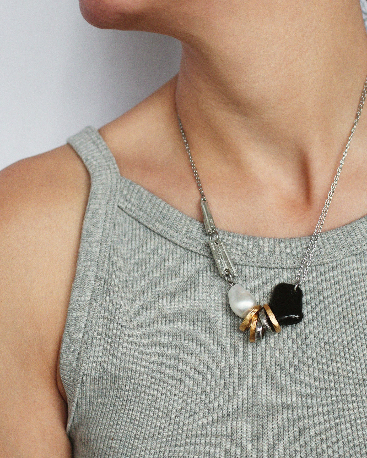 Collier Rivulus Deux tons