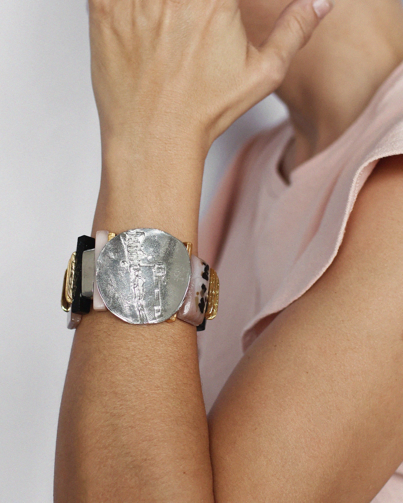 Bracelet Ursine Deux tons