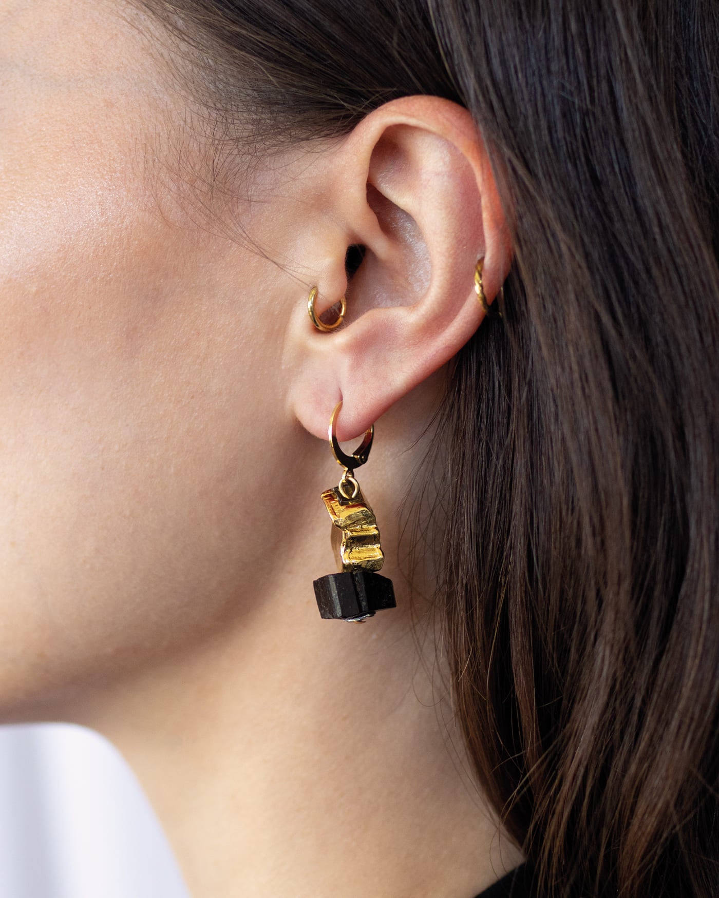 Boucles d'oreilles Mavina Deux tons
