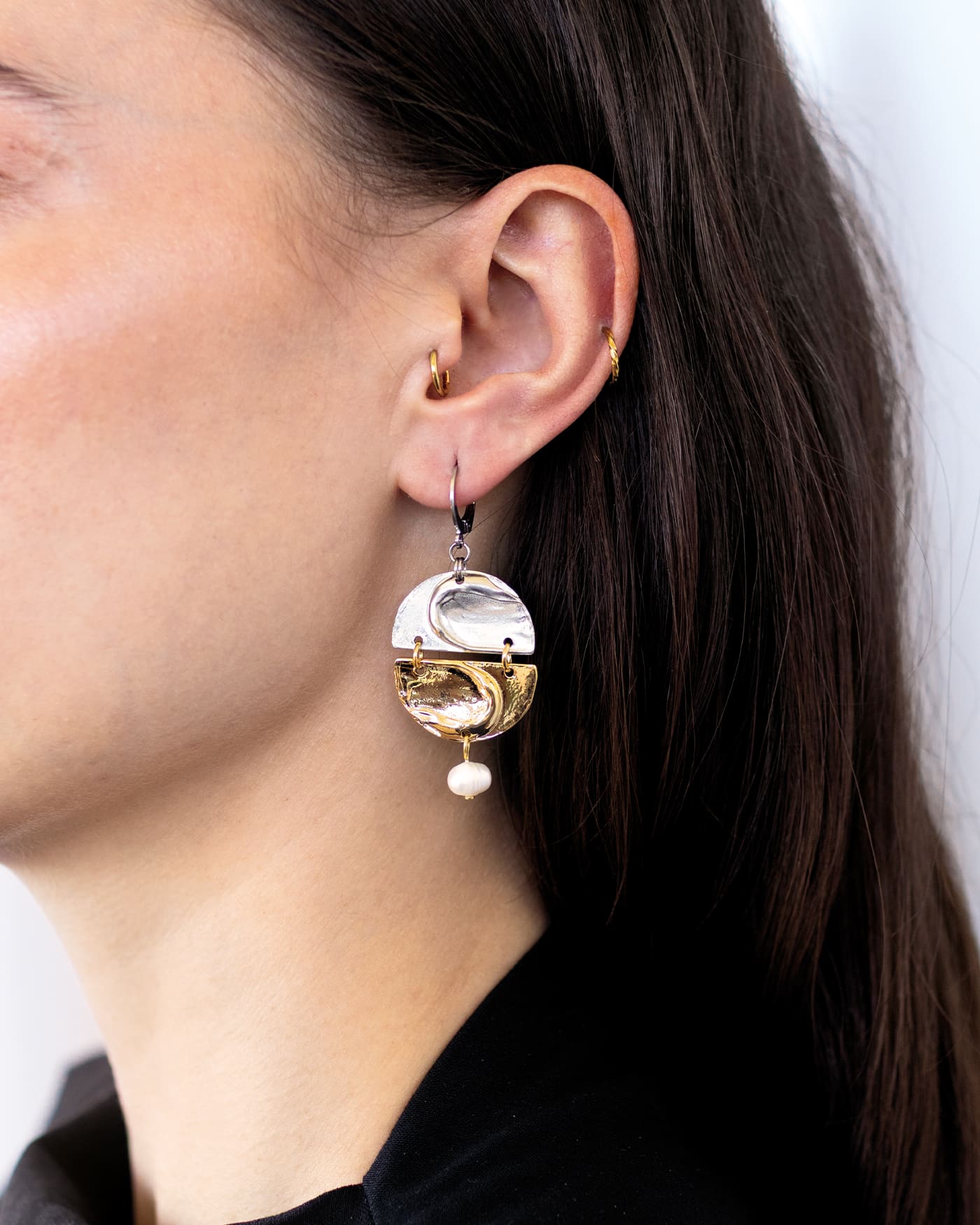 Ruzée Two-tone Earrings