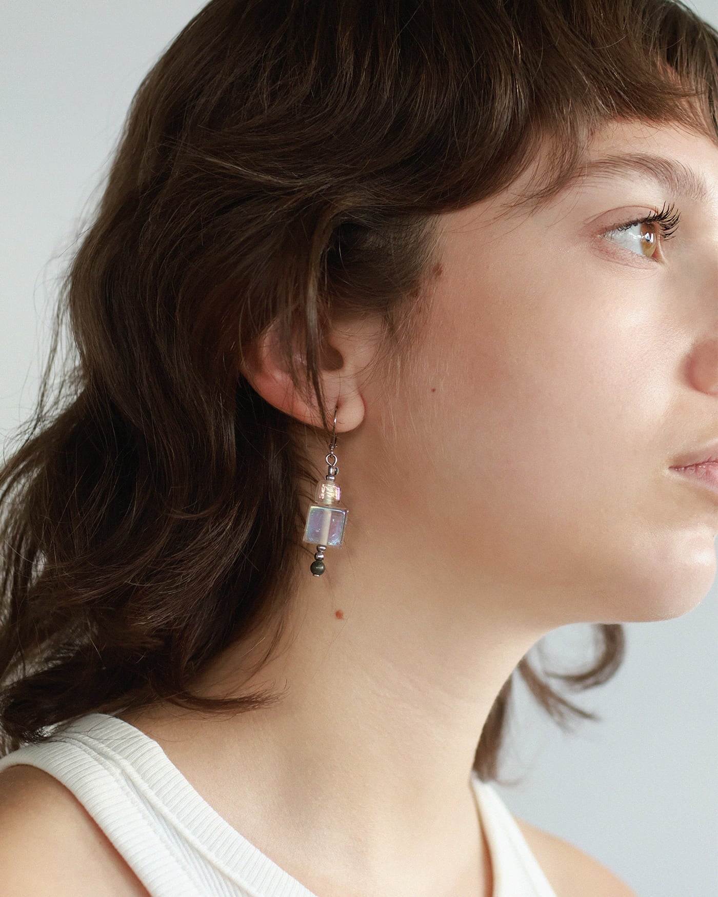 Foramen silver earrings