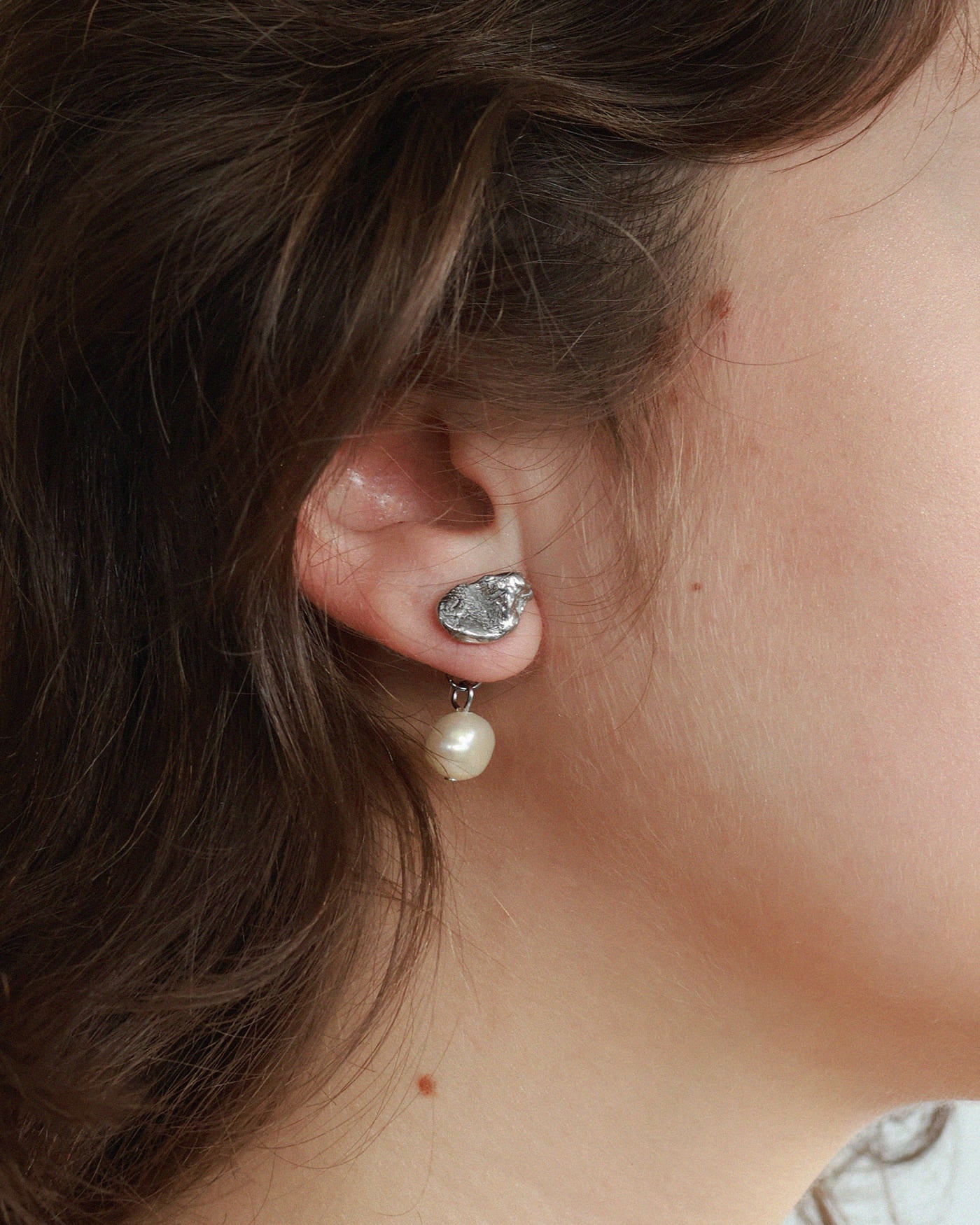 Boucles d'oreilles Nysa Argent
