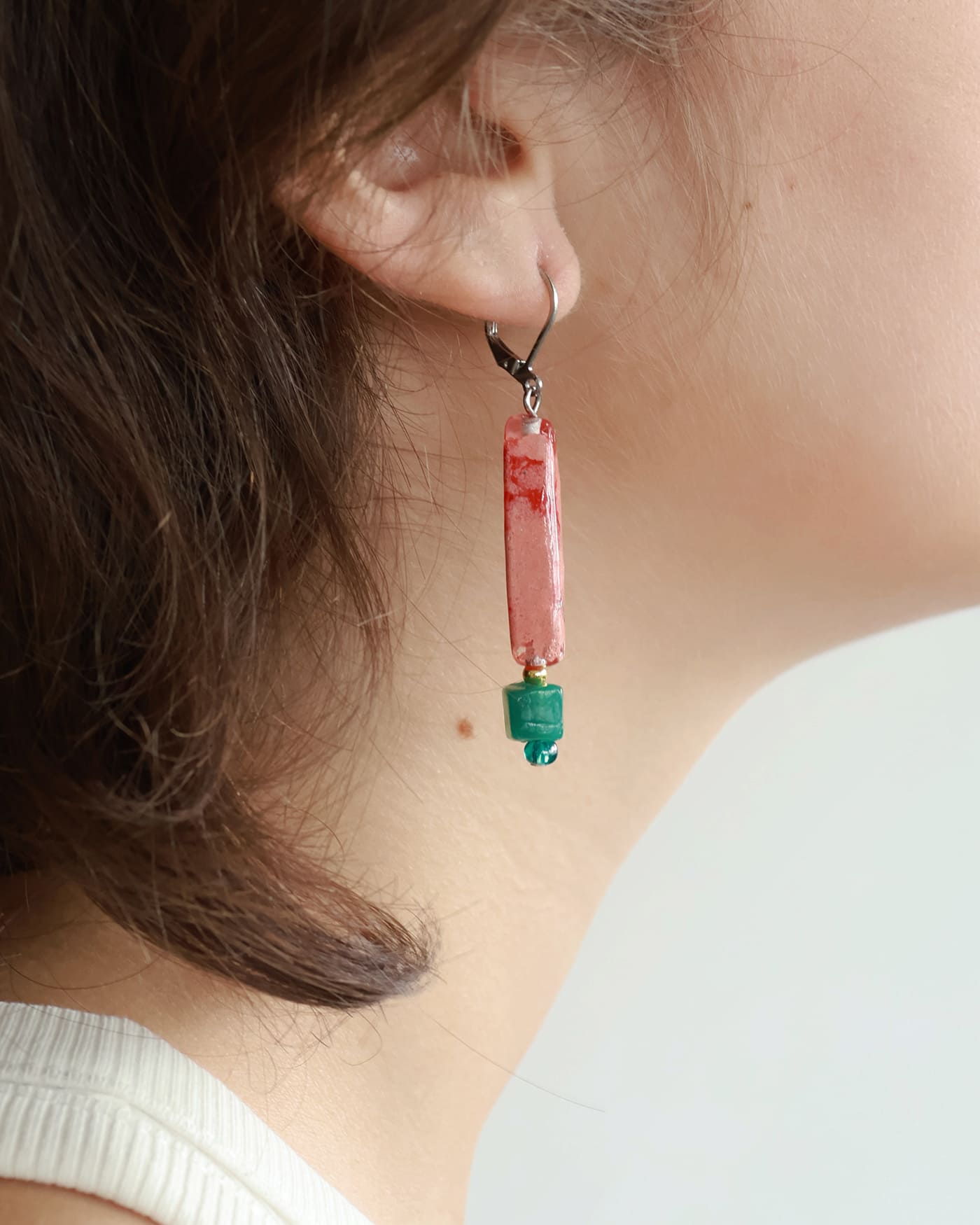 Boucles d'oreilles Merak Deux tons