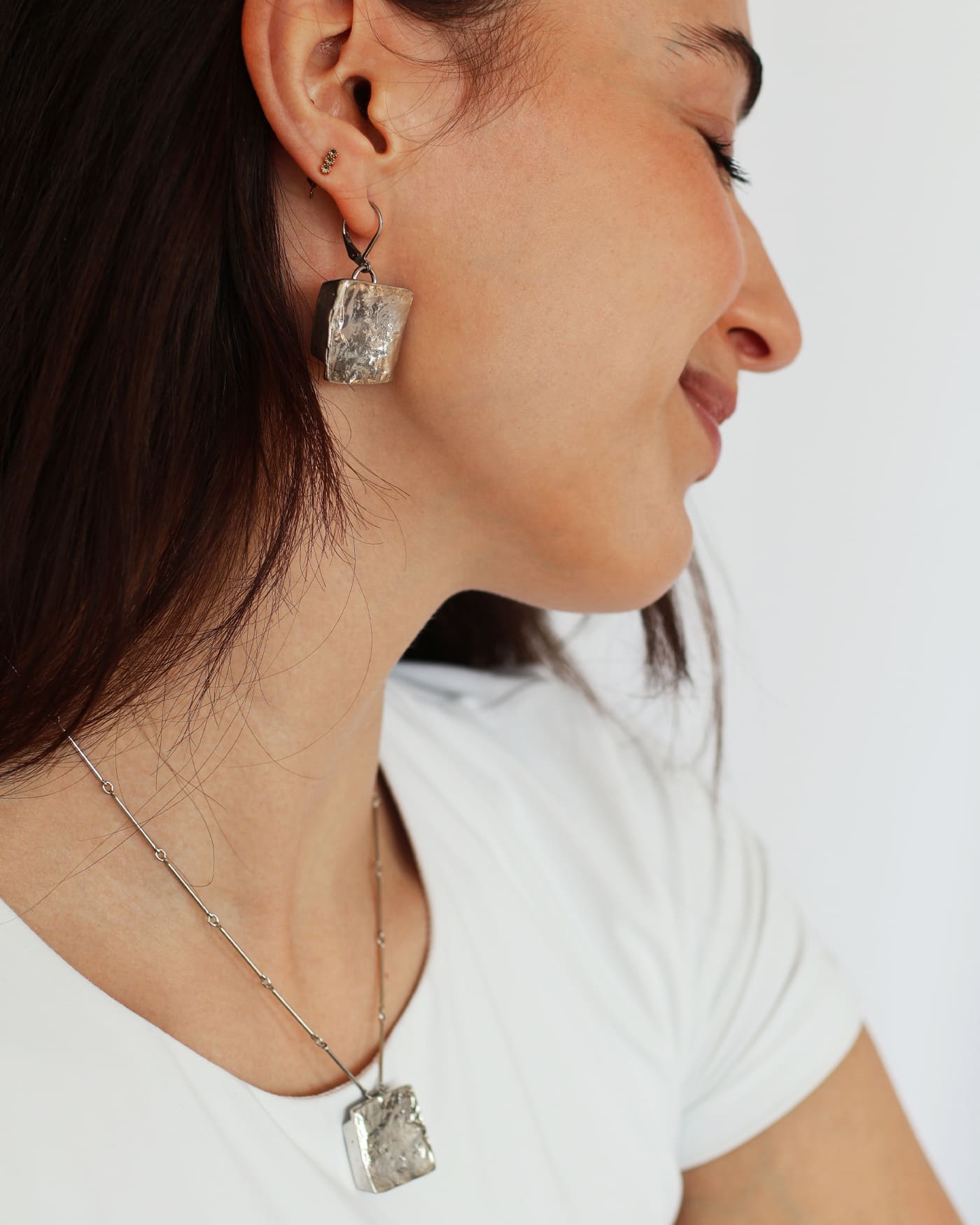 Jocelyne Silver Earrings