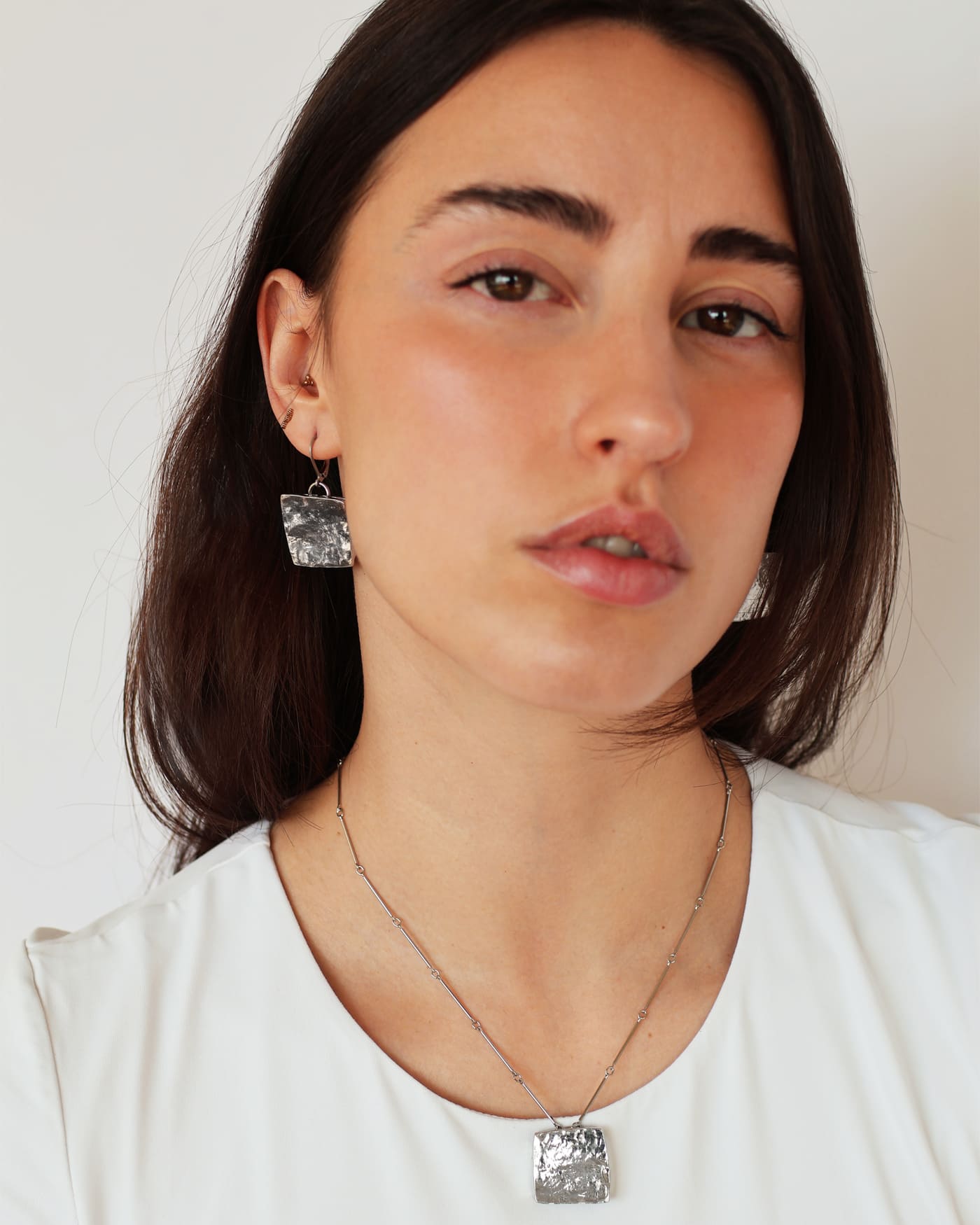 Jocelyne Silver Earrings