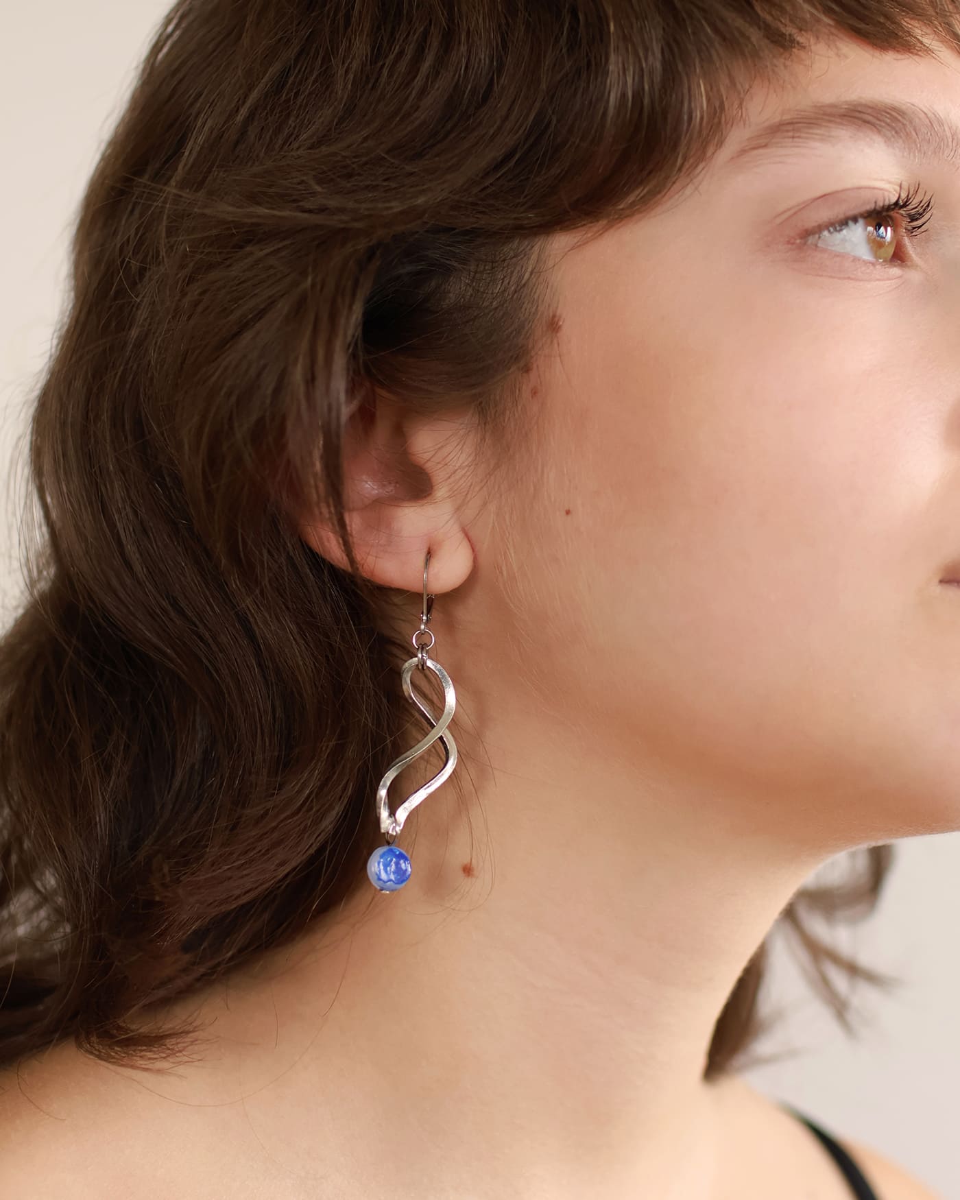 Fuyus silver earrings