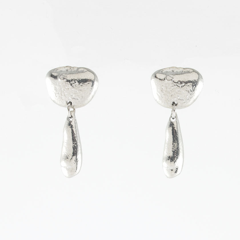 Nelson Silver Earrings